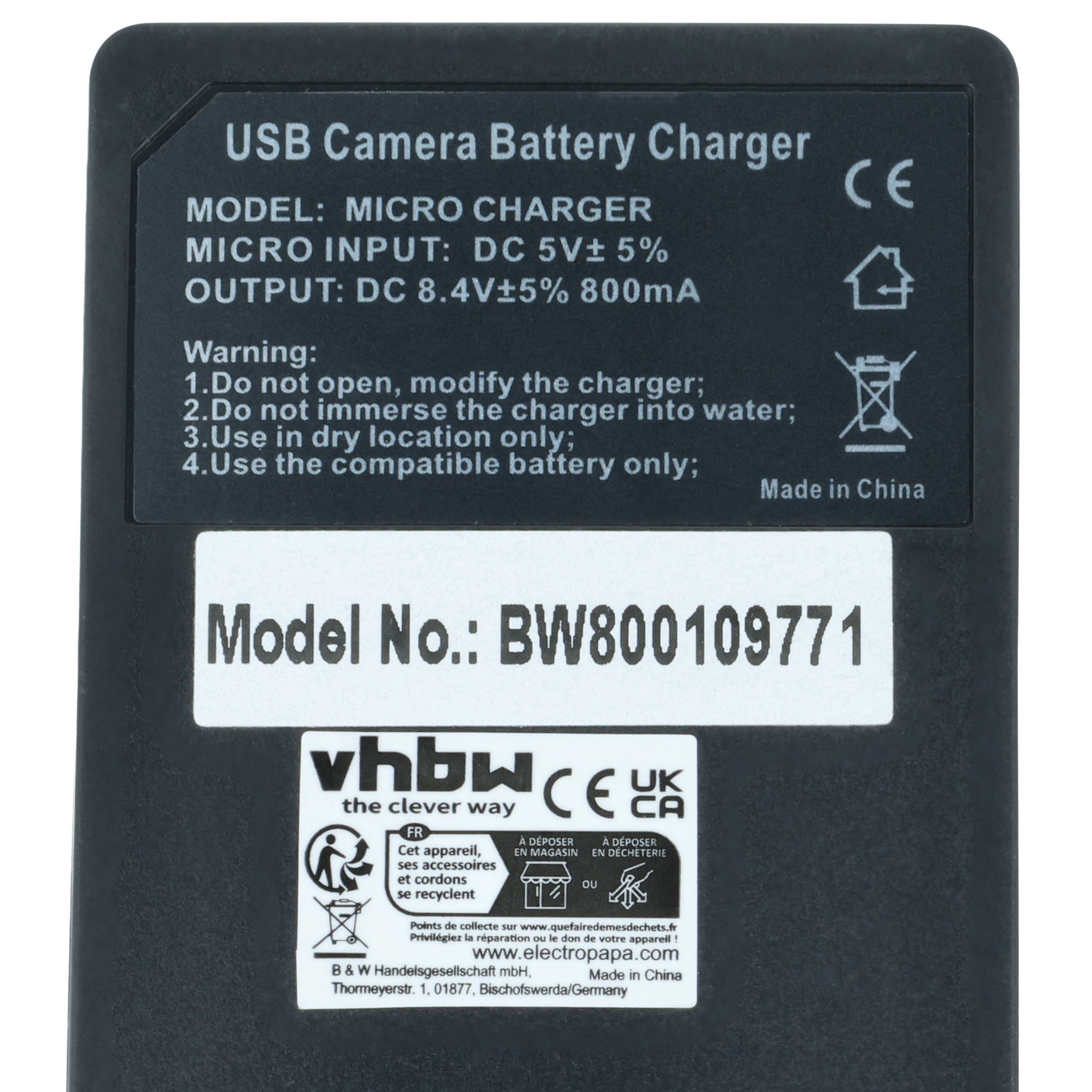 VHBW - 2x Batteria Compatibile Con Jvc Gr-d295 Us, Gr-d360, Gr-d345, Gr