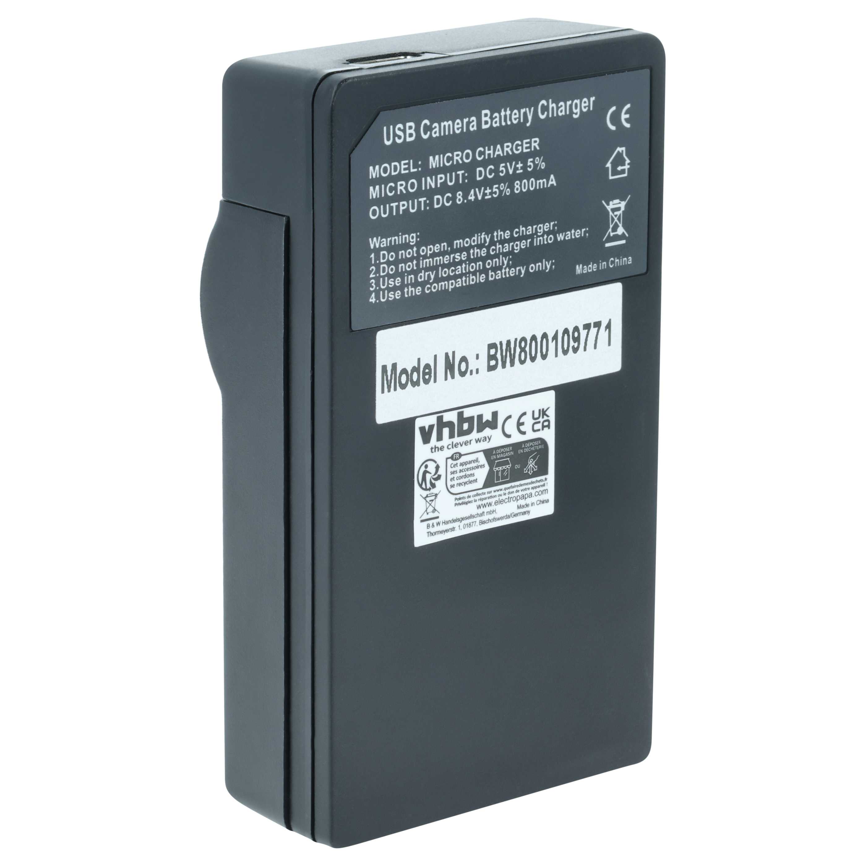 CHARGEUR SECTEUR+VOITURE Pour JVC GR-D225 / GR-D225EK / GR-D228