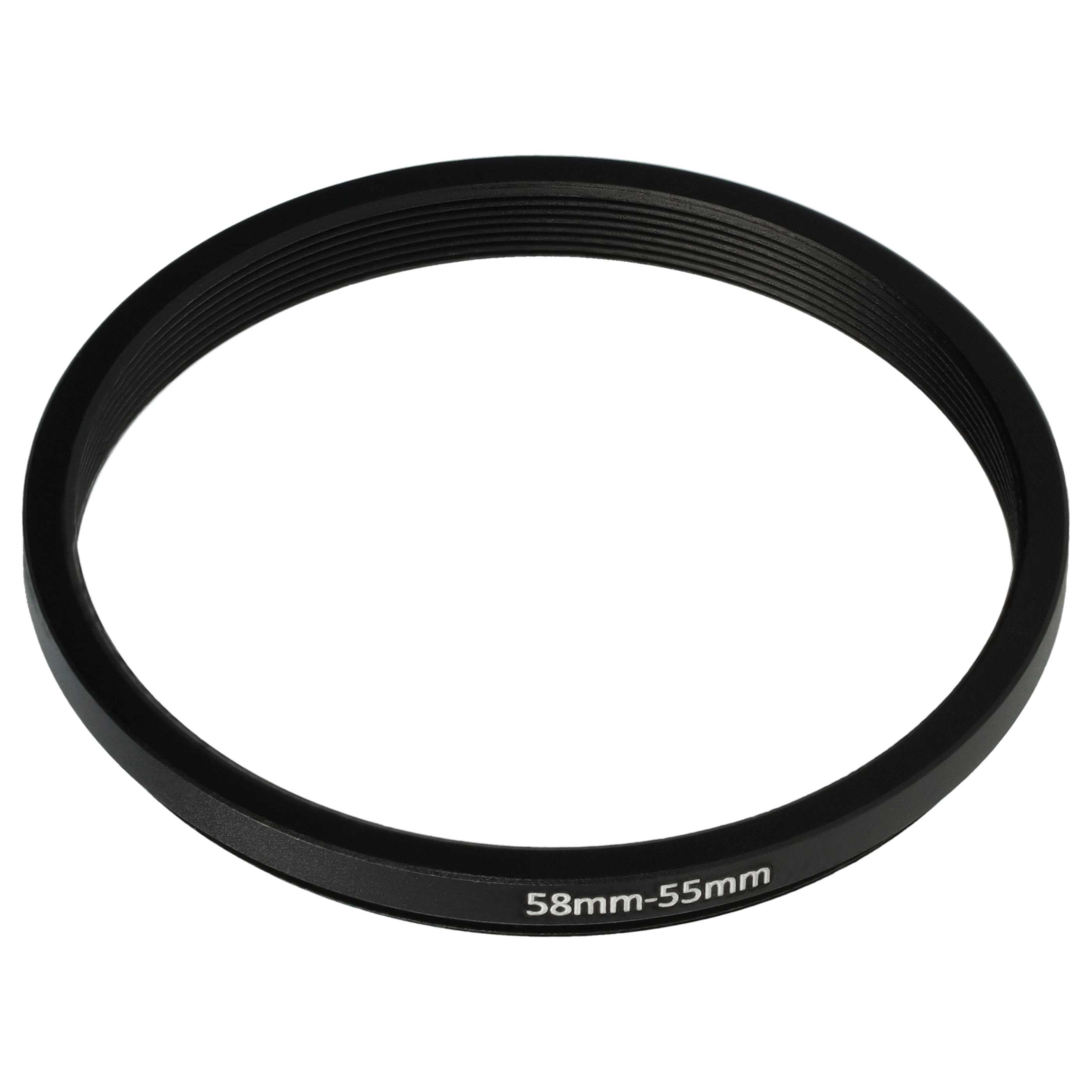 Anello adattatore filtro da 58 mm a 55 mm
