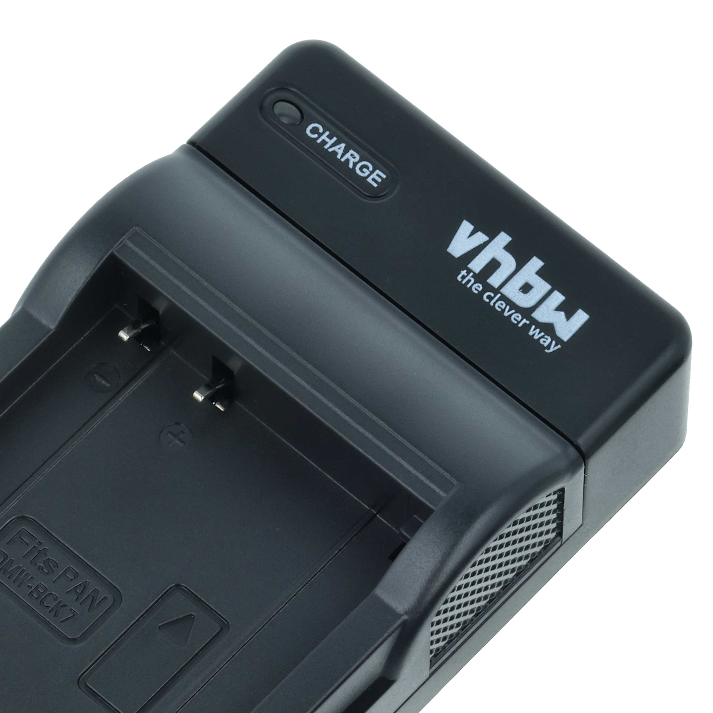 vhbw caricatore USB-C compatibile con Panasonic DMW-BCN10, DMW-BCN10E, DMW-BCN10PP per camera + cavo USB-C + LED
