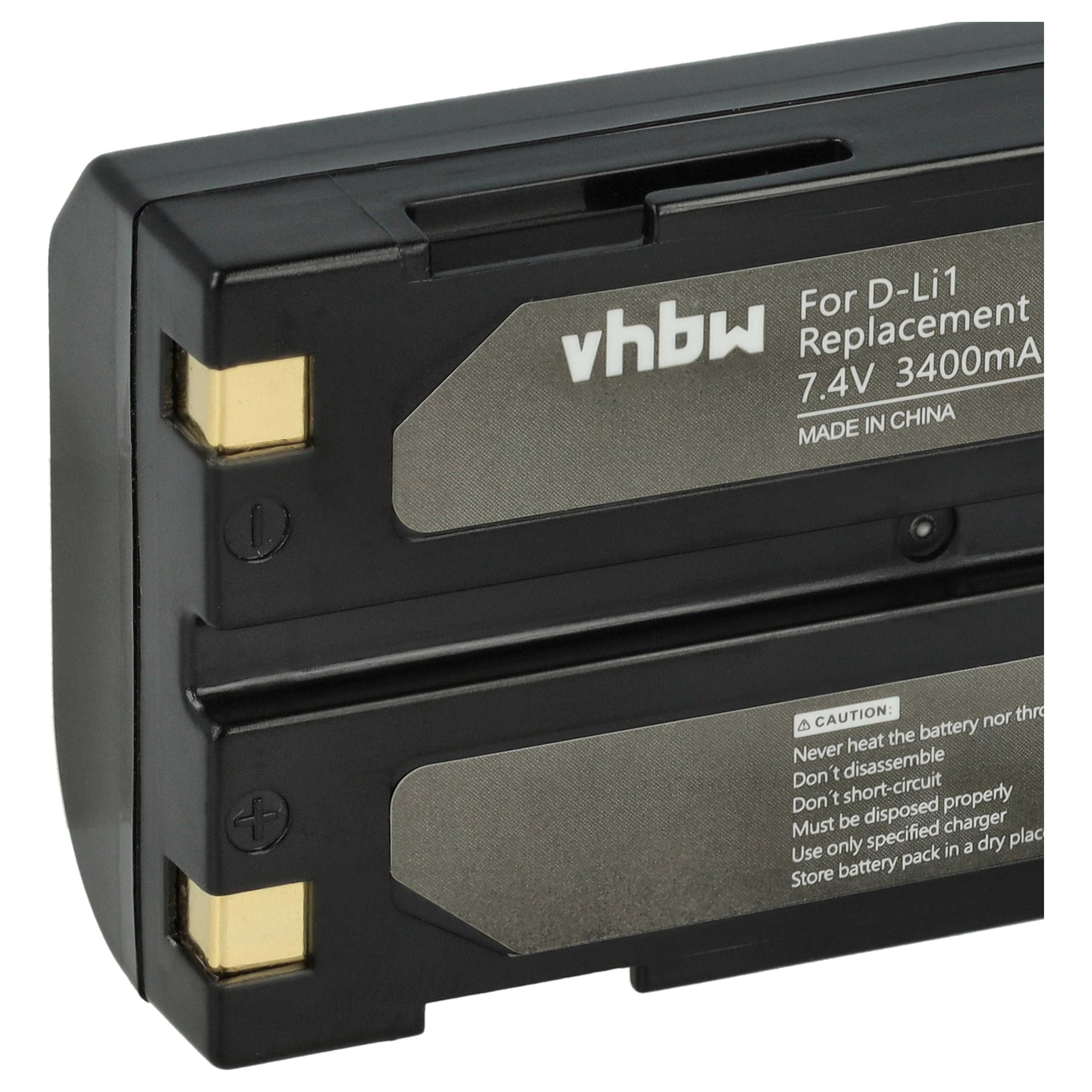 Batterie Li-Ion 2600mAh 7.4V Pour Trimble - Remplace D-Li1, C8872A - 7