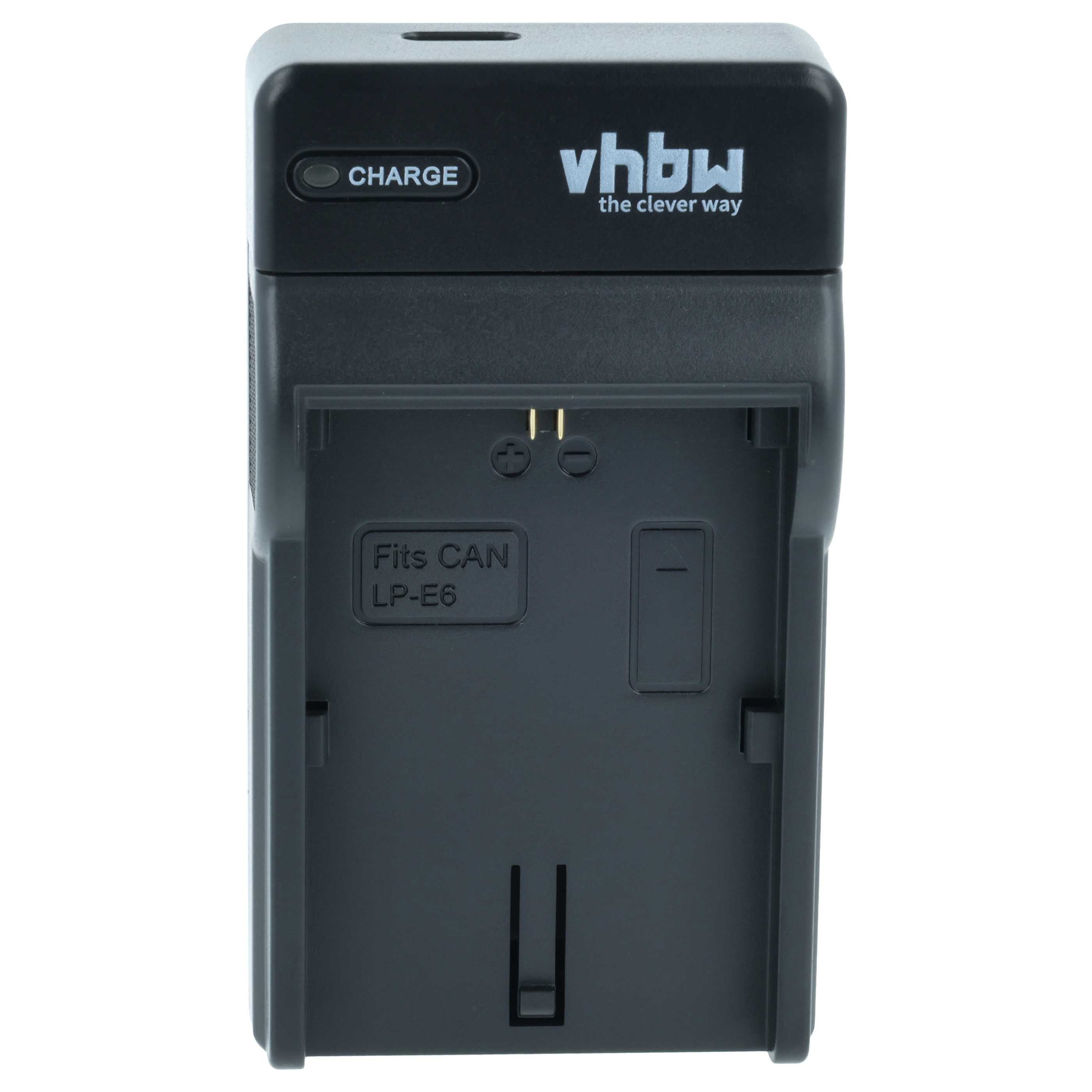 LP-E6N Chargeur Batterie USB Rapide Double LCD Léger Compact Pour