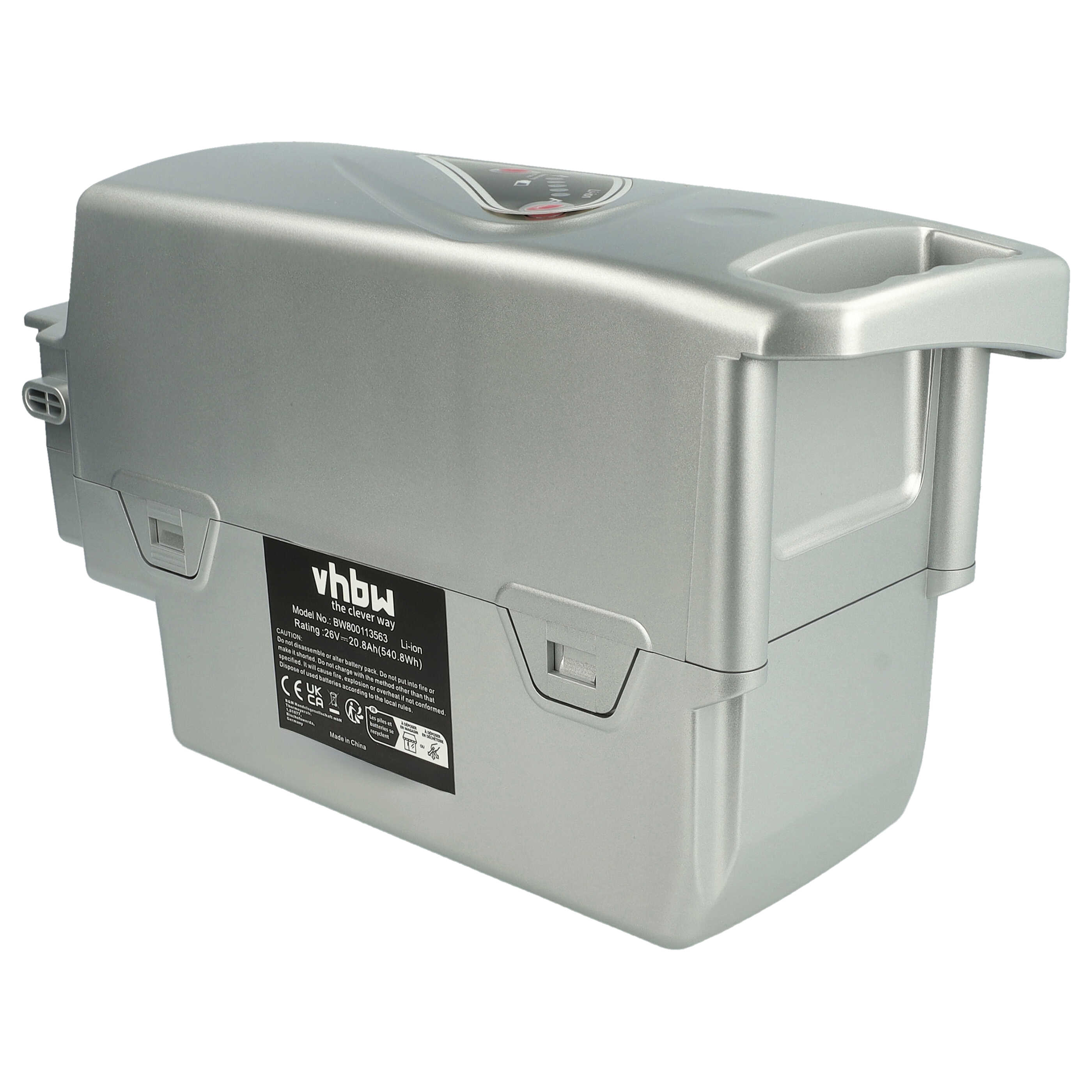 Batterie De Rechange Vhbw 25,2V 13,2Ah – Compatible NKY317B02, NKY318B02, NKY316B2, Pour Vélo électrique, Li-ion 332,64Wh