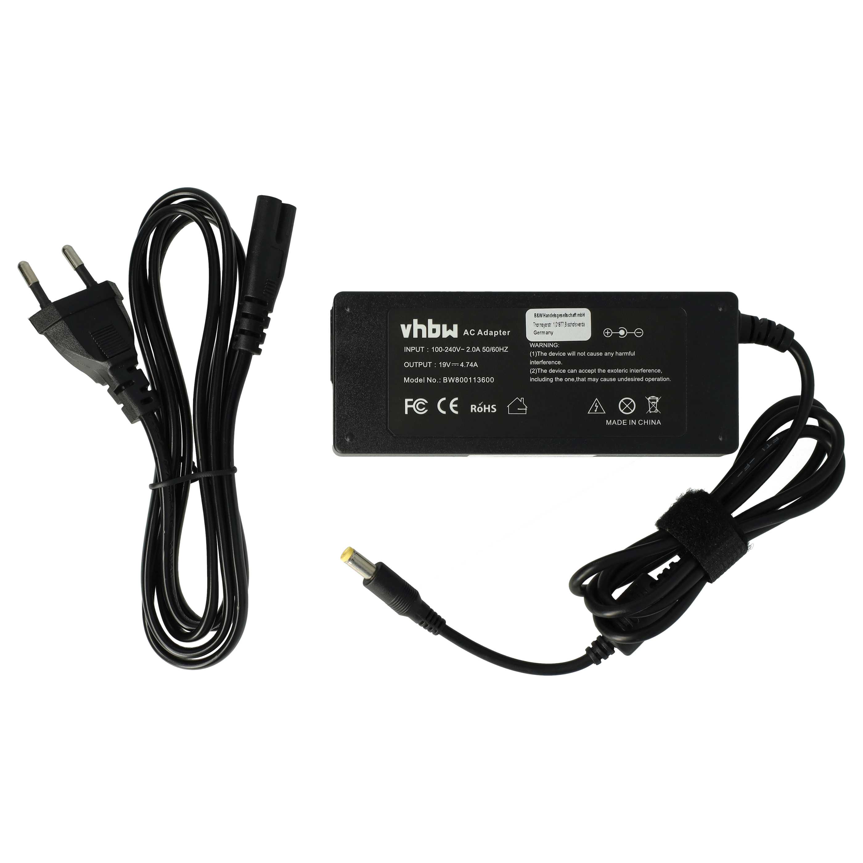 Power4Laptops Adattatore Alimentatore per Portatile Caricabatterie Compatibile con HP Omnibook XE4400