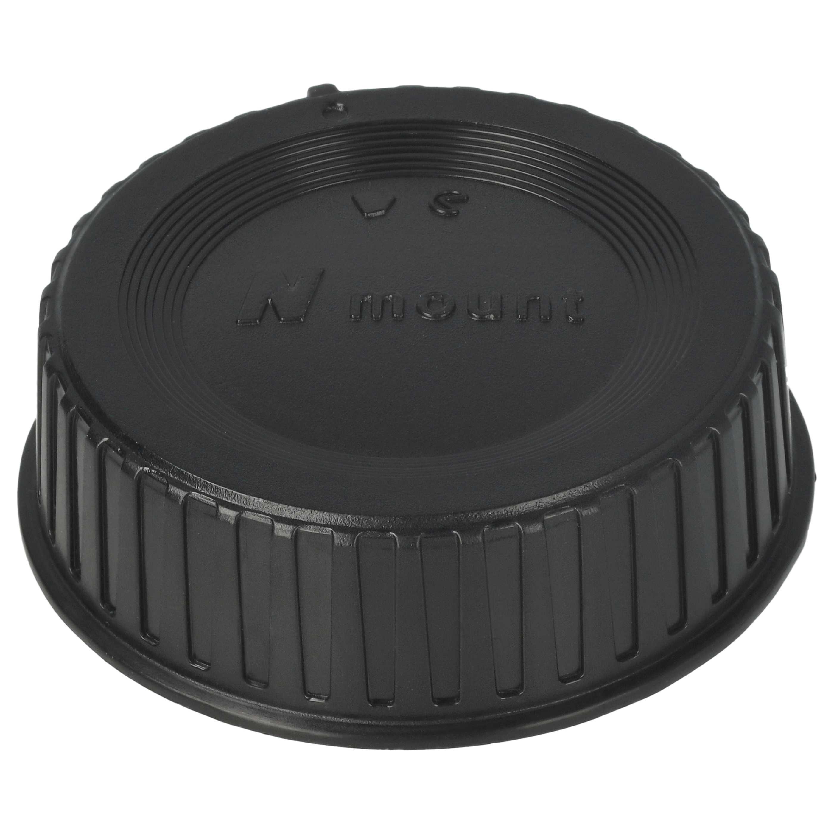 Vhbw Copriobiettivo Posteriore Per Obiettivi Nikon Con Baionetta F – Sostituto LF-4, Nero