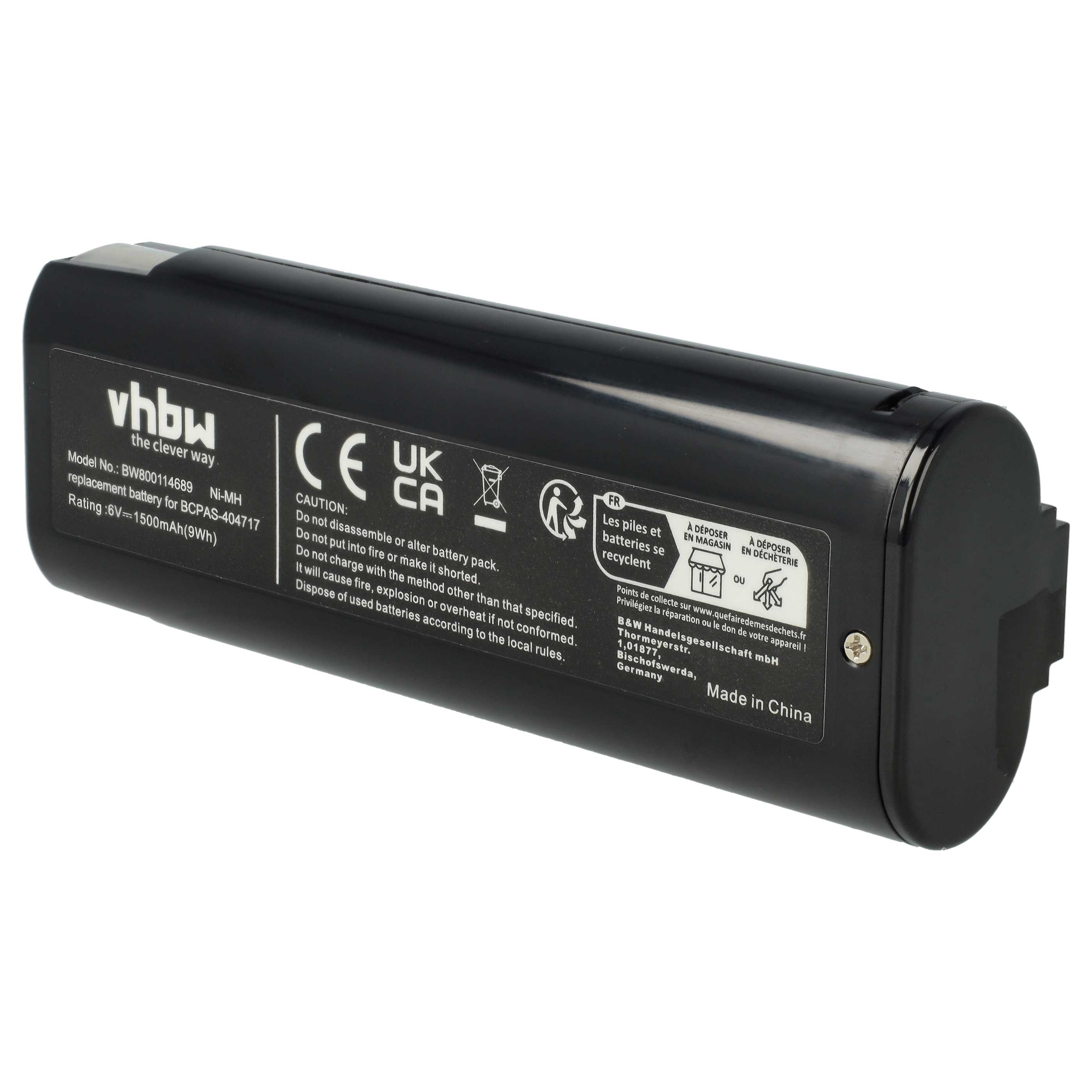Vhbw 1x Batteria Compatibile Con Paslode Impulse IM350 Plus Im350 90 Ct Im350a Im350ct Utensile Elettrico 1500 Mah Nimh 6 V 83909191 - Foto 11