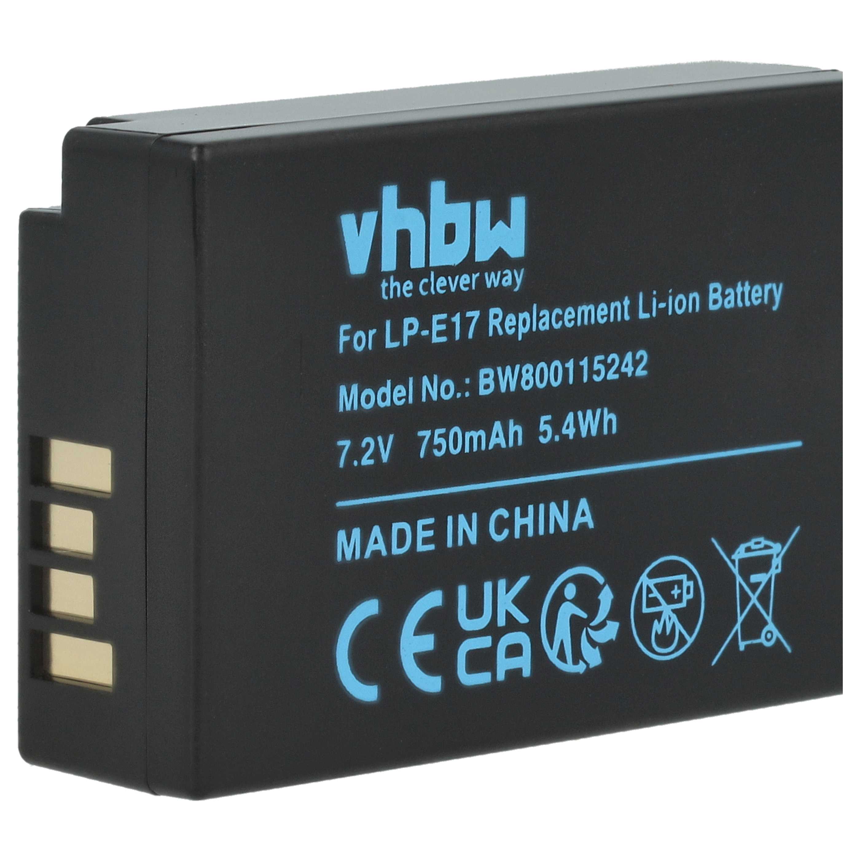 Battery for Canon EOS 750D 8000D 850D 800D 200D 250D 760D 77D Kiss