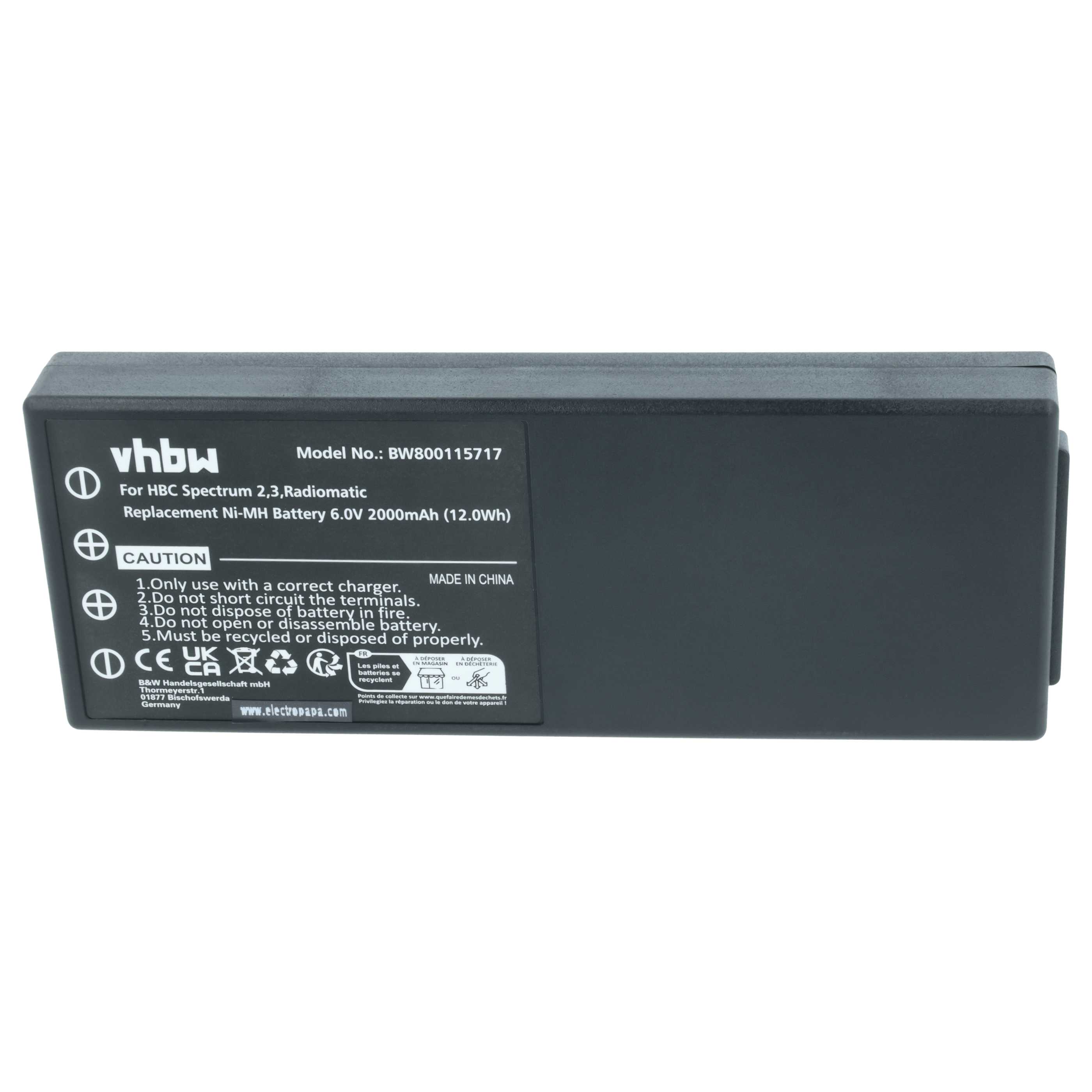 Akku für HBC Fernsteuerung Kranfunk Akku FuB05XL, 6V 2000mAh Akku für HBC Fernsteuerung Kranfunk Akku FuB05XL, 6V 2000mAh