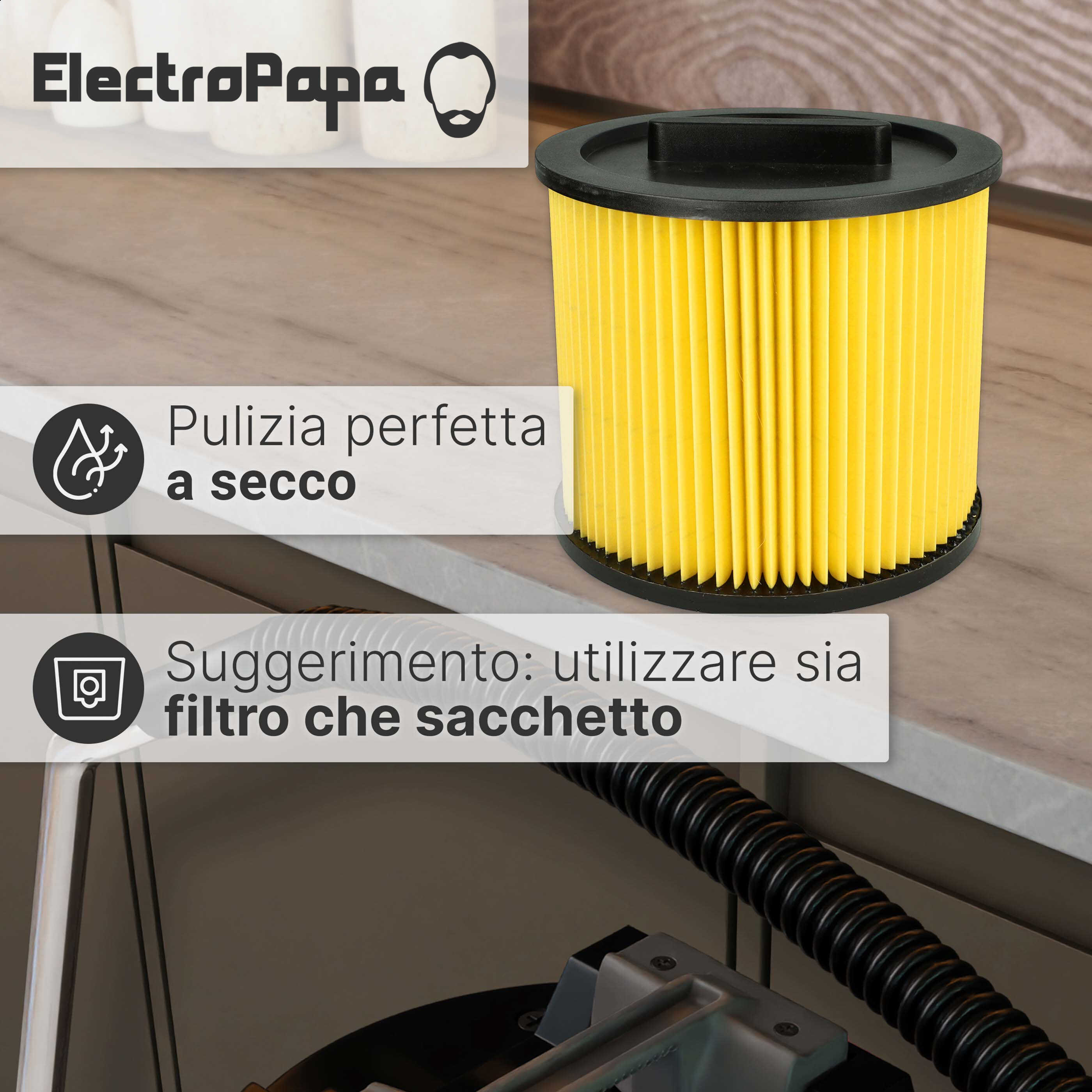 Vhbw 2x Filtro In Tessuto Compatibile Con Thomas Super 1220 S 1231 1231 E 1235 Aspirapolvere Aspiratore A Secco Umido Lavabile Blu 95028519
