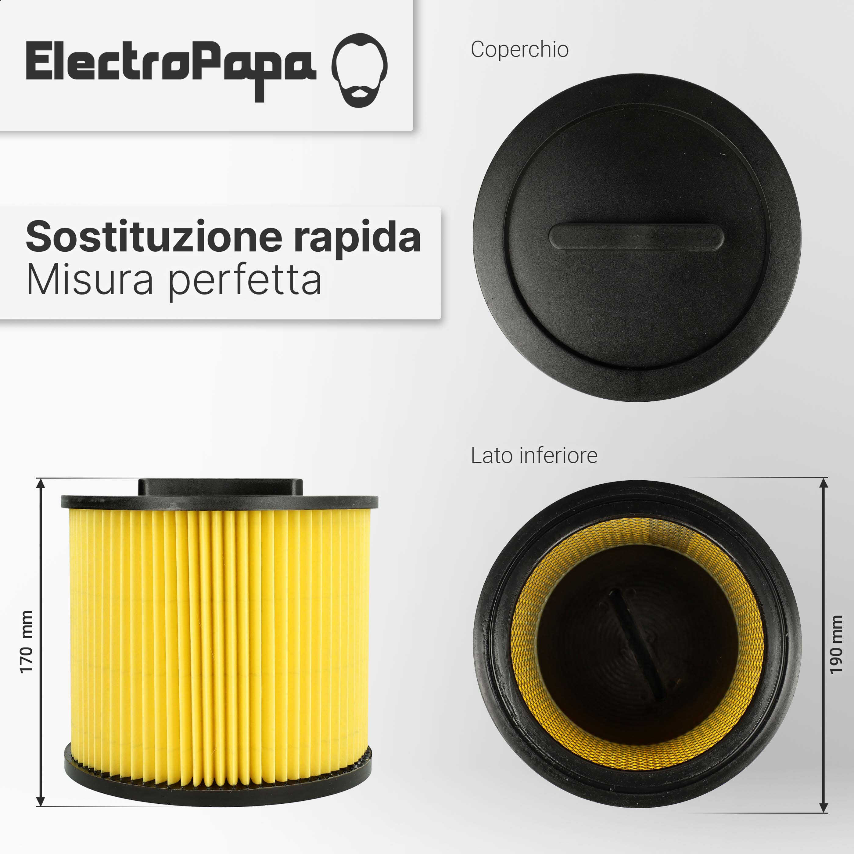 Vhbw 10x Sacchetto Compatibile Con Thomas Super 30, Studio 931 Studio 1231 Aspirapolvere 33 1cm X 77 7cm Beige 84017275