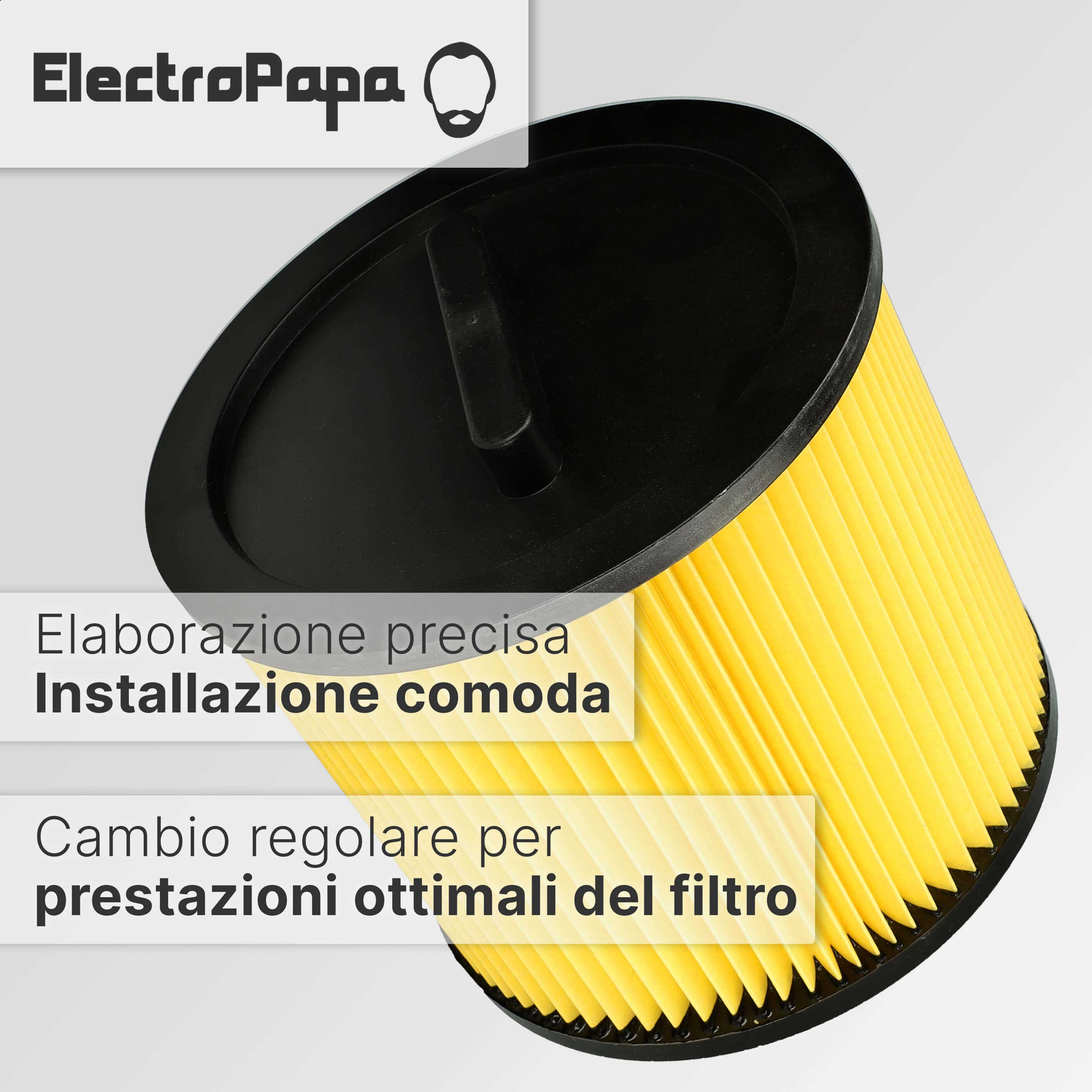 MisterVac compatibile con cartuccia filtro filtro di ricambio OBI Variolux NTS 20