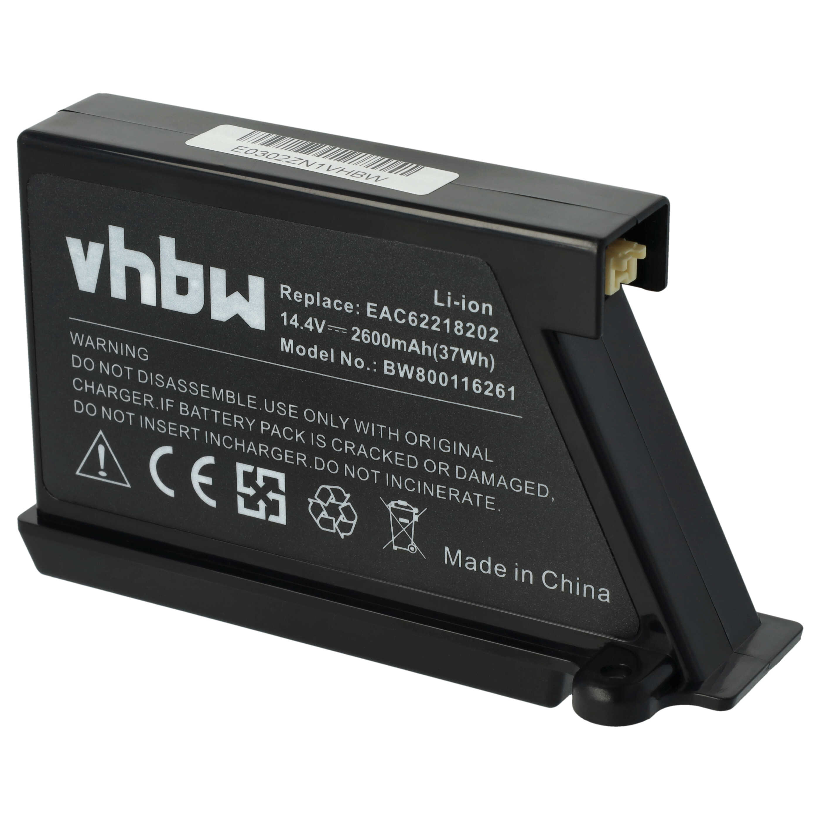 Batteria Vhbw 3000mAh Compatibile Con Aspirapolvere Robot LG Home-Bot VR7426 RR, VRH950 - 14,4V Li-Ion