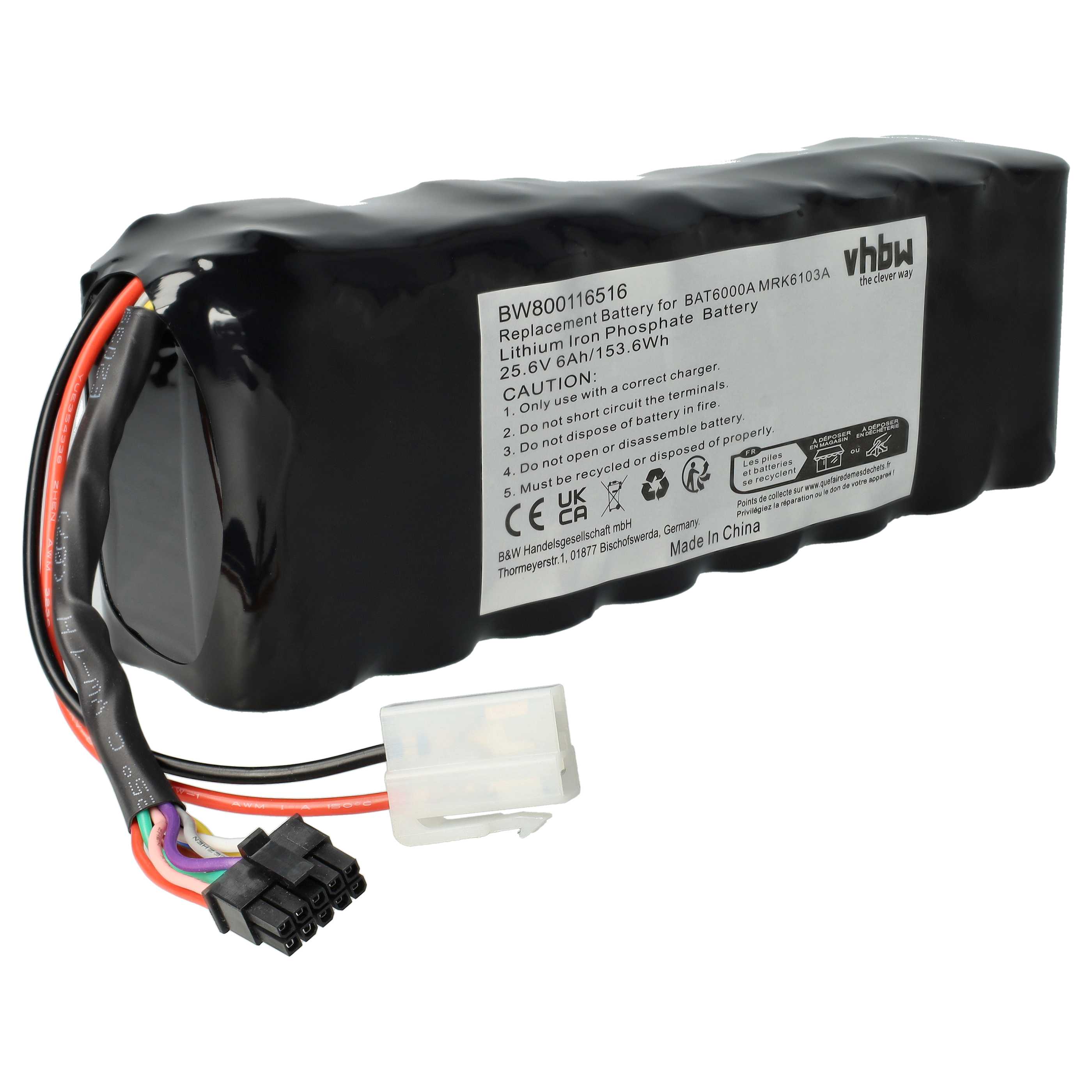 Akku für Robomow RS 630 XR3 TS1800 RS625 Pro TS TS 1800 6000mAh 25,6V - Bild 1 von 9