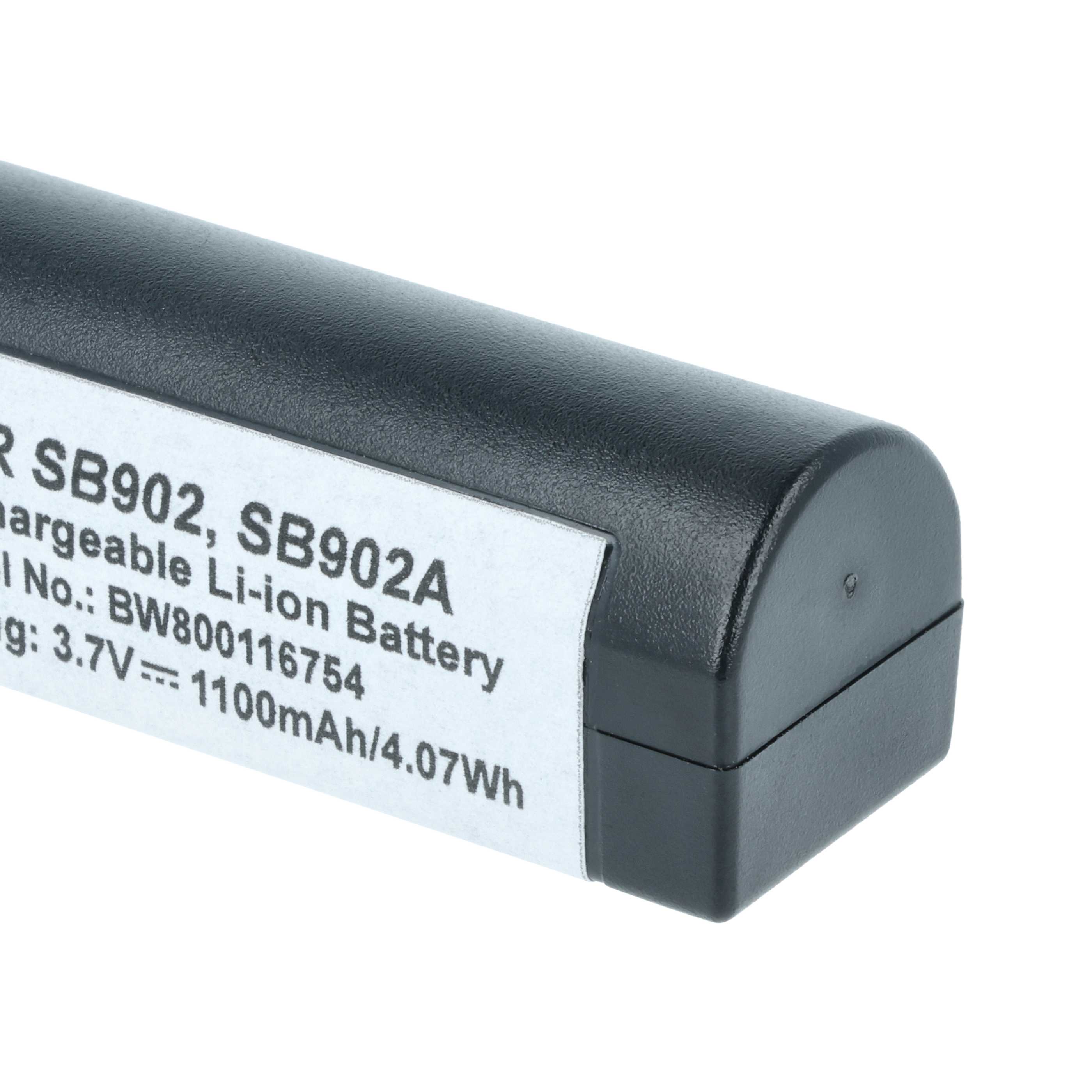 vhbw Batterie compatible avec Shure GLX-D24R, GLX-D24R/B58A système de