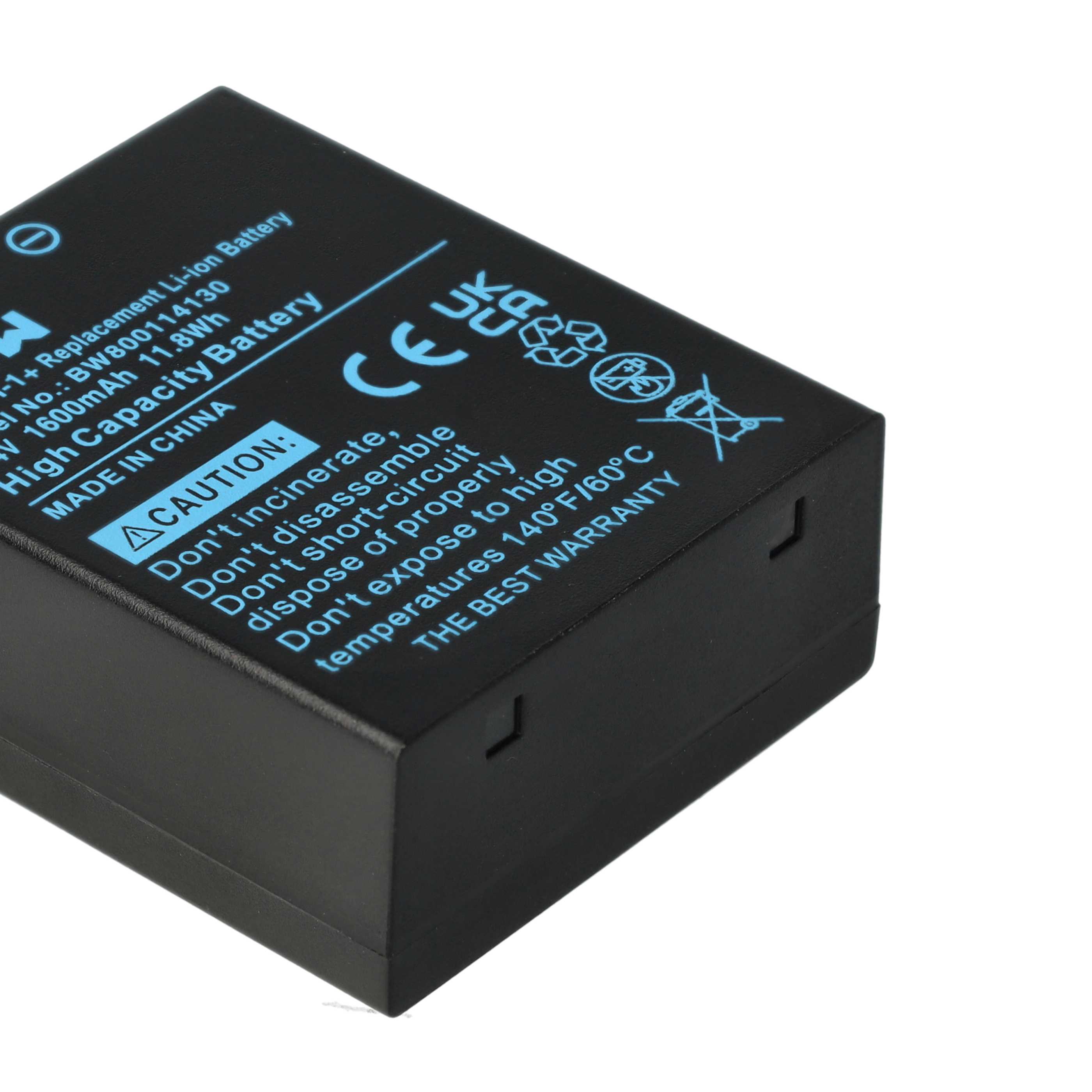 Batterie VHBW Pour Olympus OM-D E-M1 Mark II Et Mark III - 2250mAh / 7.4V - Compatible - Neuf Sous Blister