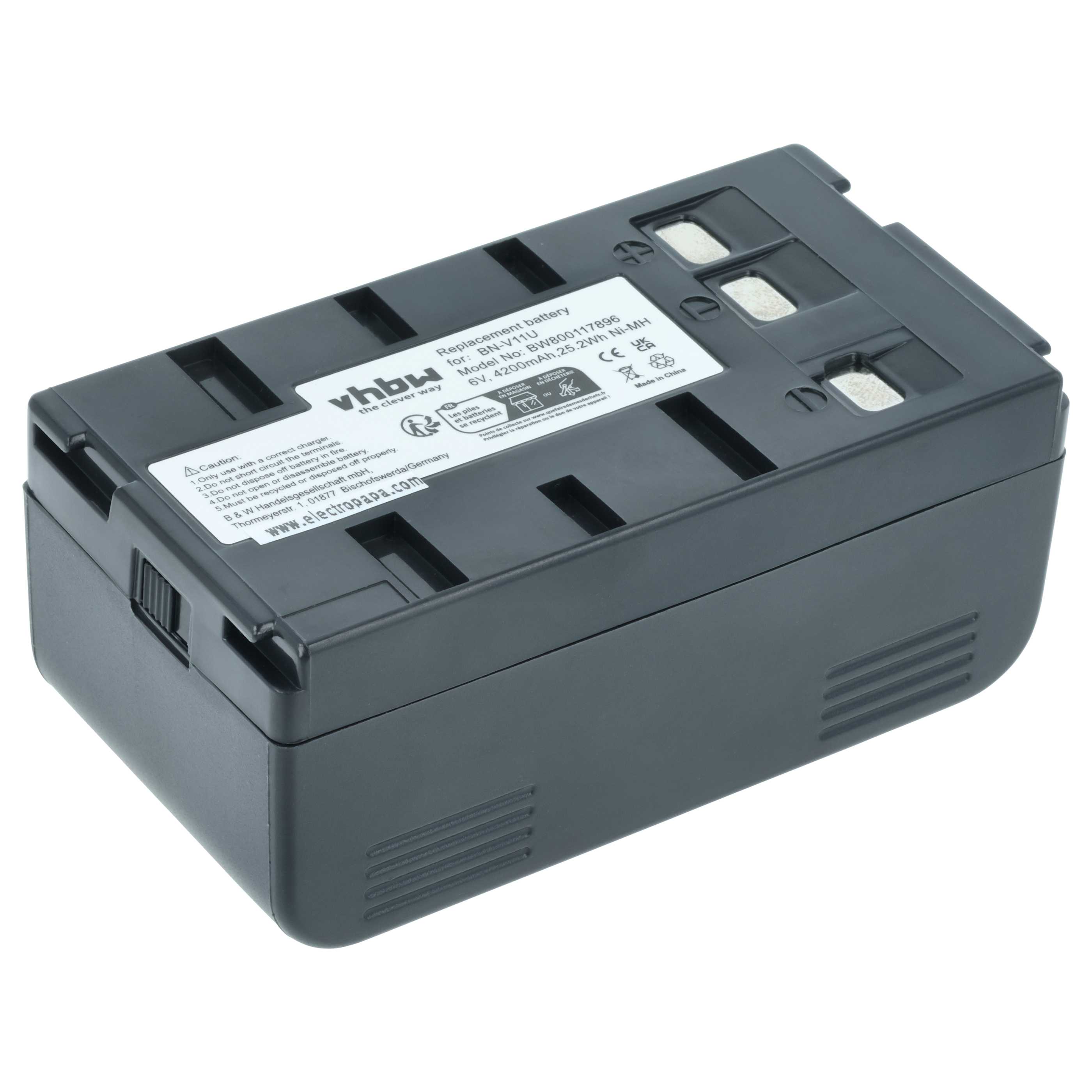 Vhbw 2 Batterie Compatibili Per JVC GR-D325, GR-D295 E BN-VF707 – Li-Ion 600mAh, 7,2V