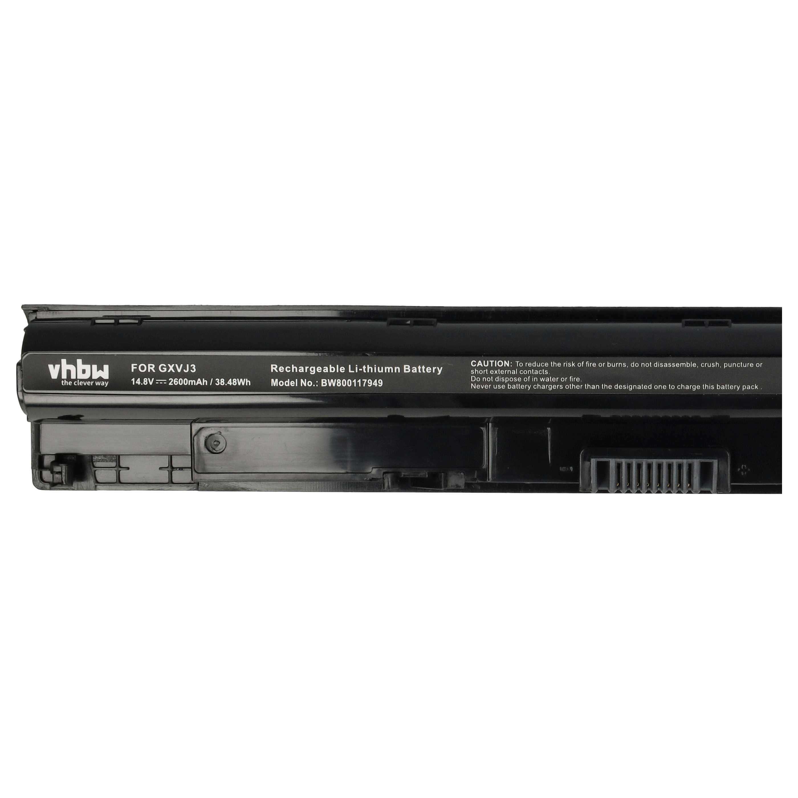 vhbw Battery compatible with Dell Inspiron 14CD-1518B, 14CD-1518R, 14CD- 1328R, 14CD-1328B, 14CD-1316B Laptop (4400 mAh, 11.1 V, Li-Ion