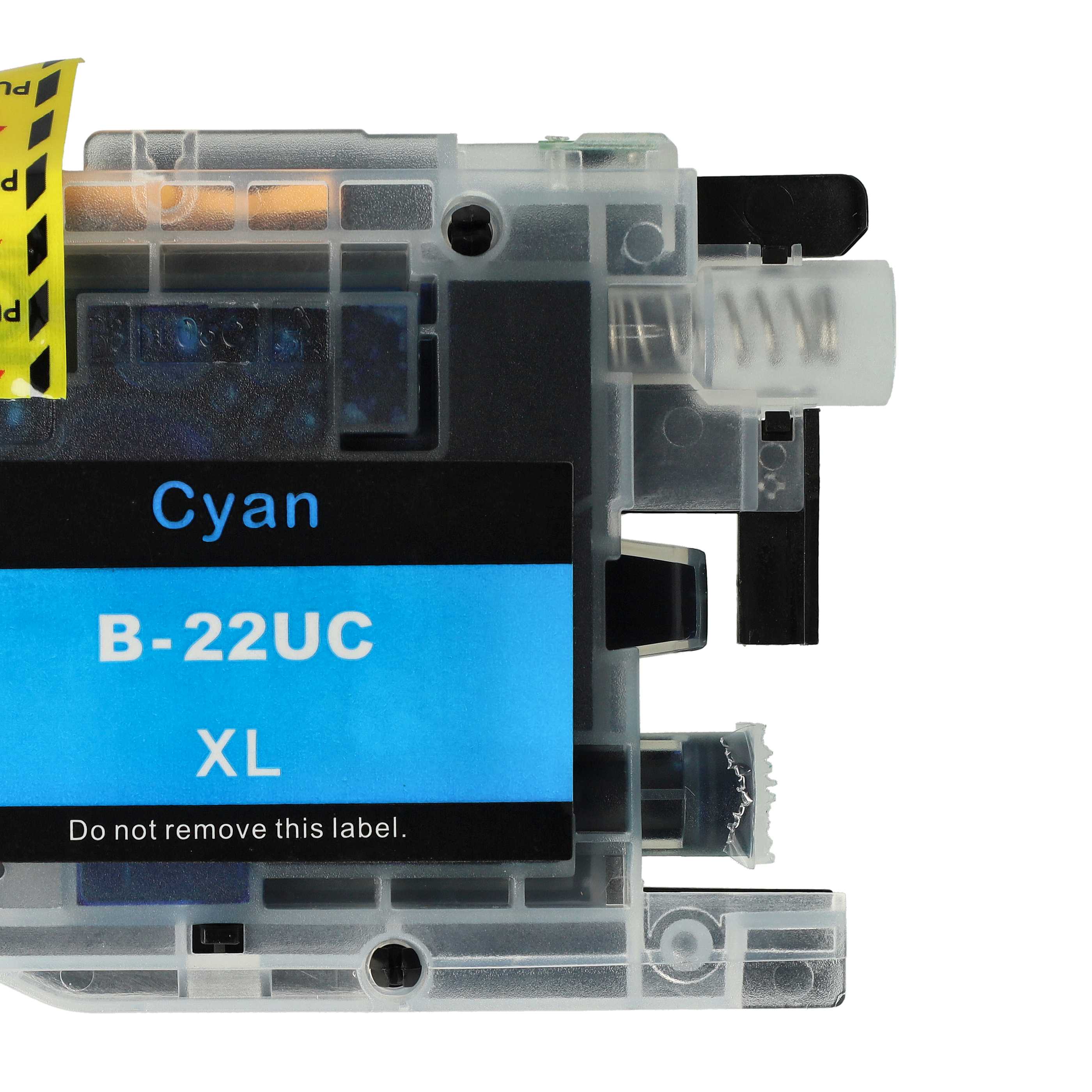 vhbw 5x cartucce sostituisce Brother LC-22EMXXL, LC-22EM
