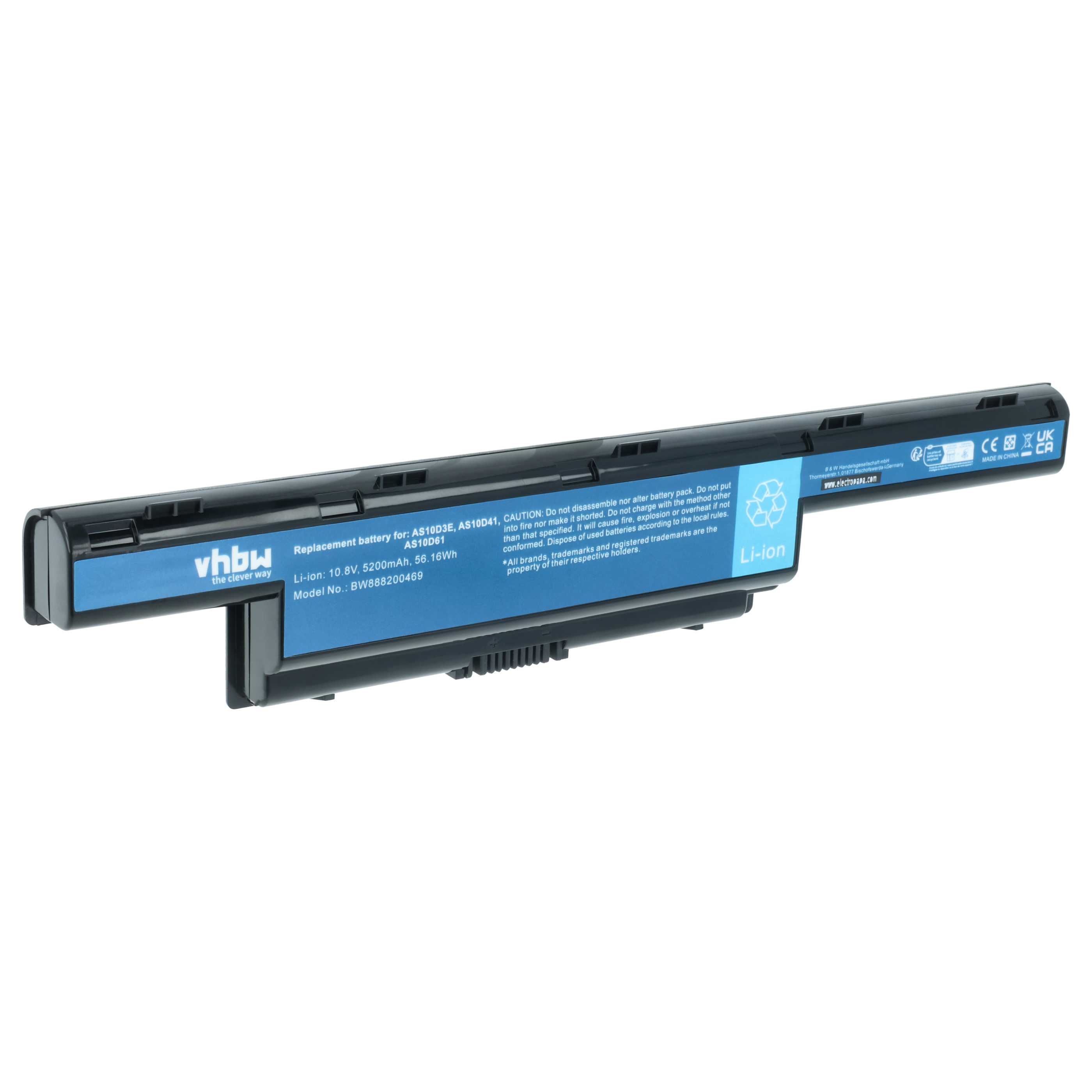 vhbw Batería Recargable Compatible con Gateway NV79C52u