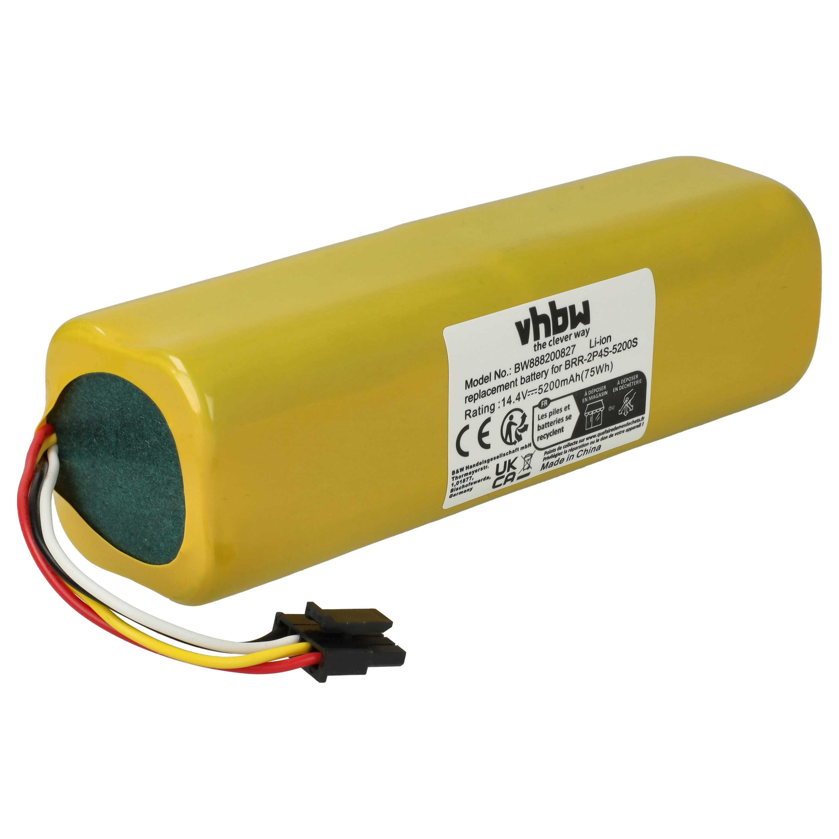New Net Batteries - Batteria per aspirapolvere [ 14.4 V - 74.88 Wh