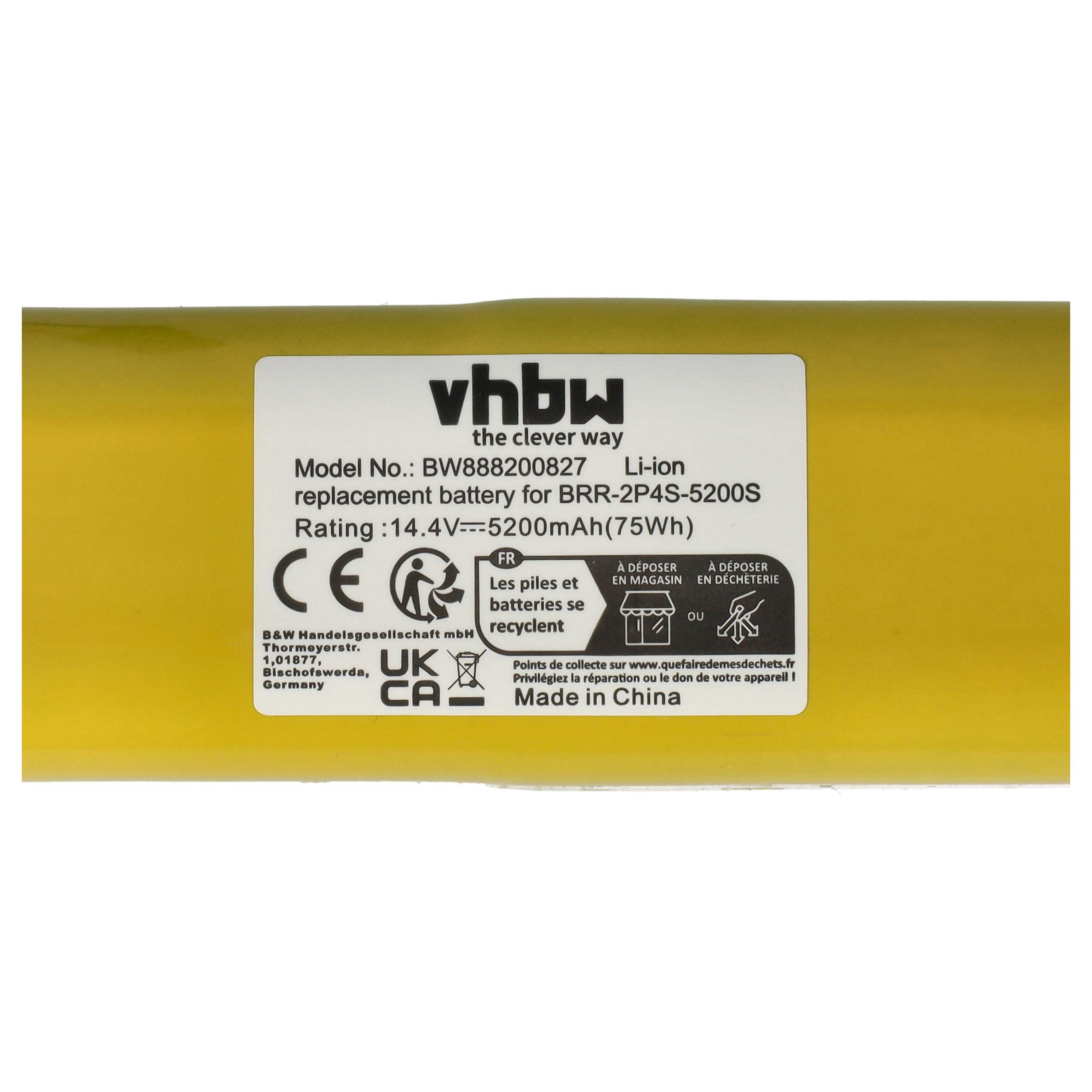 CITYORK agli ioni di litio di ricambio Batteria per Roborock S5 S6 S7