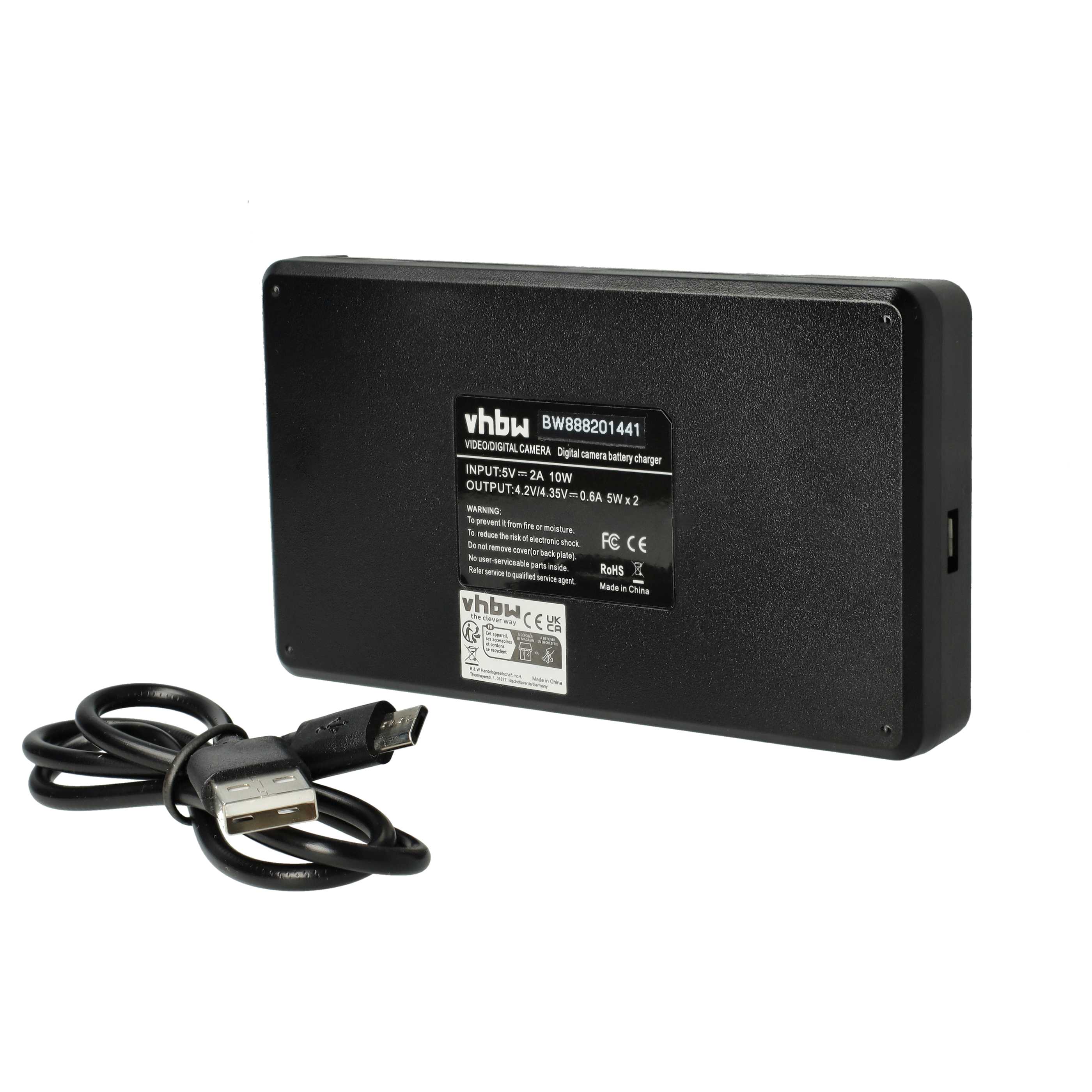 Caricabatterie Usb Doppio Compatibile Con Netgear Arlo Pro Arlo Pro 2 Vm4030 Telecamera Di Sorveglianza Stazione Di Ricarica Con Display Lc 4062692147773 - Foto 8