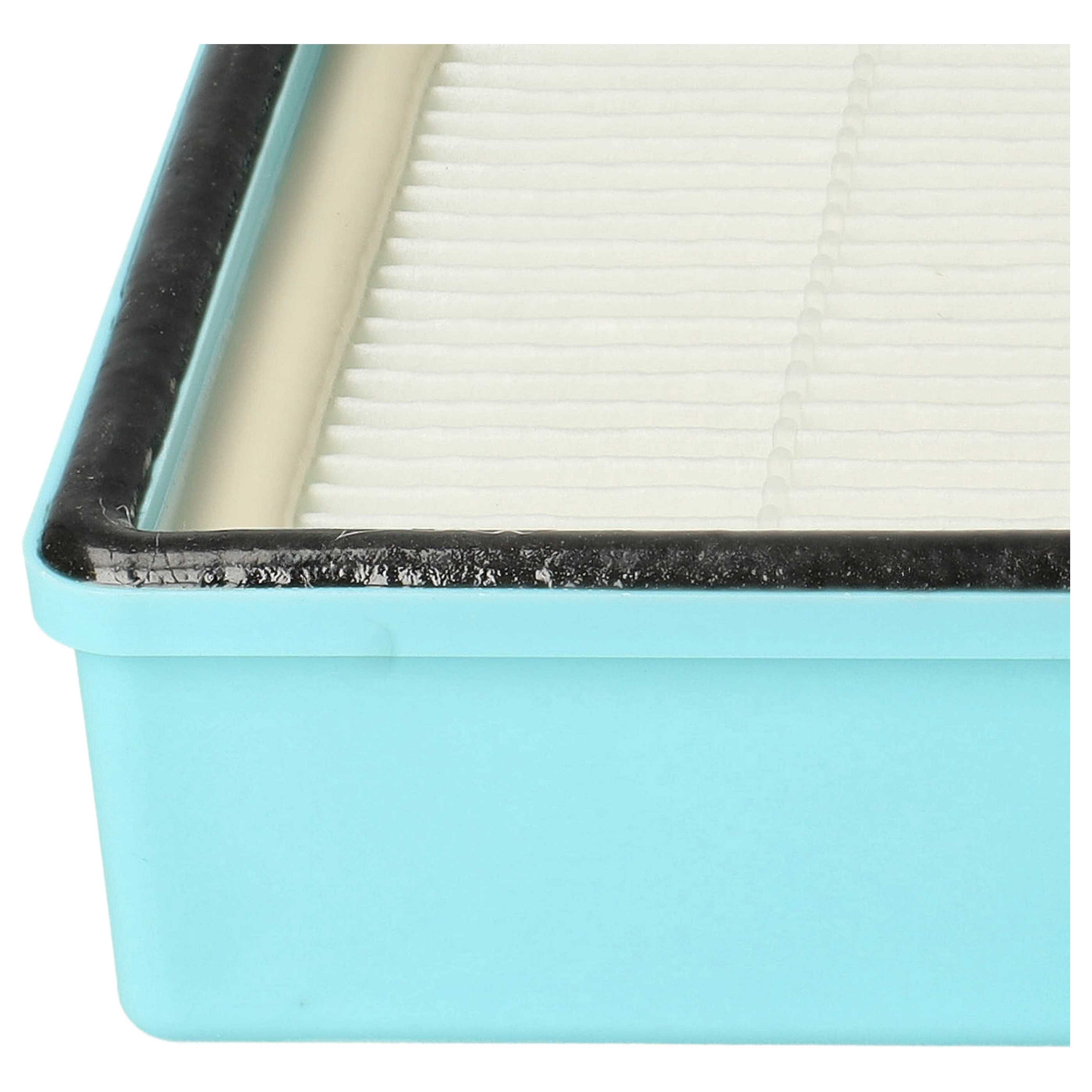Vhbw Filtro HEPA Compatibile Philips Easy Life FC8130/01, FC8134/01 E Altri, Sostituto Per 432200493941, Bianco/blu