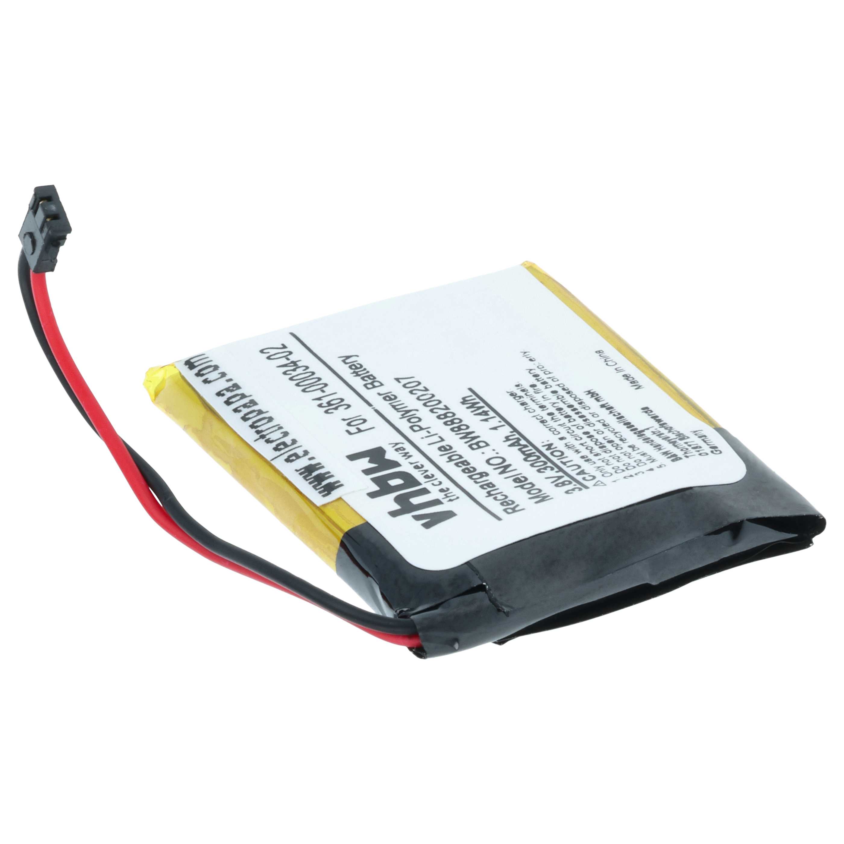 Batterie De Rechange Pour Garmin Fenix 3 HR - 3.7V, 300mAh, Li-Polymer - Compatible Montre Connectée