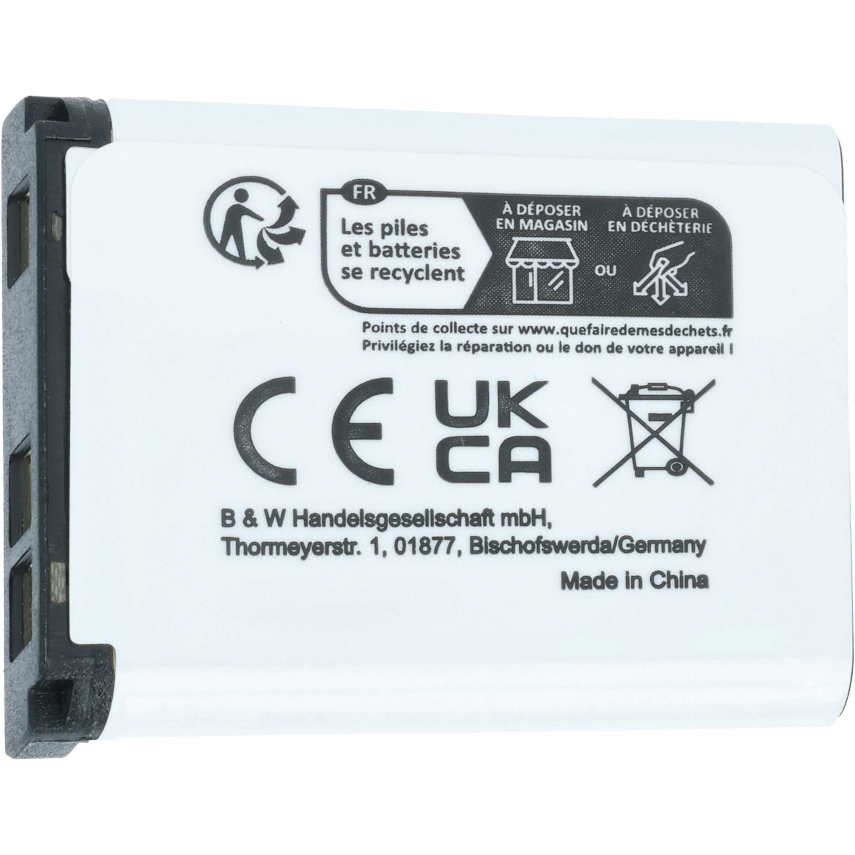 Vhbw - 3x Li-ion Batteria 950mah  3.6v  Per Fotocamera Digitale Dslr Dxg Dvh 5b3 Dvh 5c3 Dvh 5c6 Dvh 5d9 Sostituisce Dxg Pac 0040 4251258805404