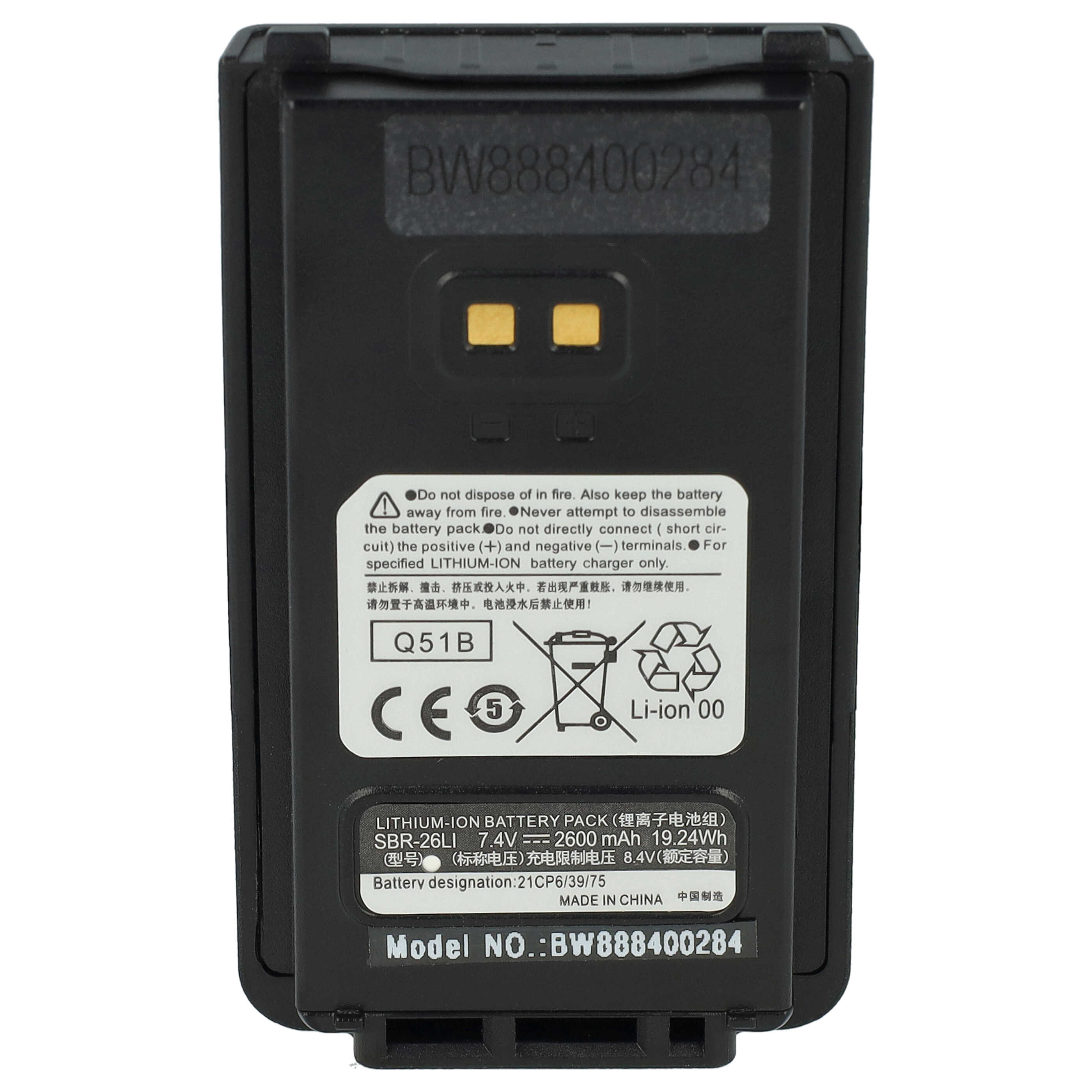 Ersatzakku Für Yaesu Funkgeräte – 1750 MAh, 7,4 Produktbild-Vorschau 6
