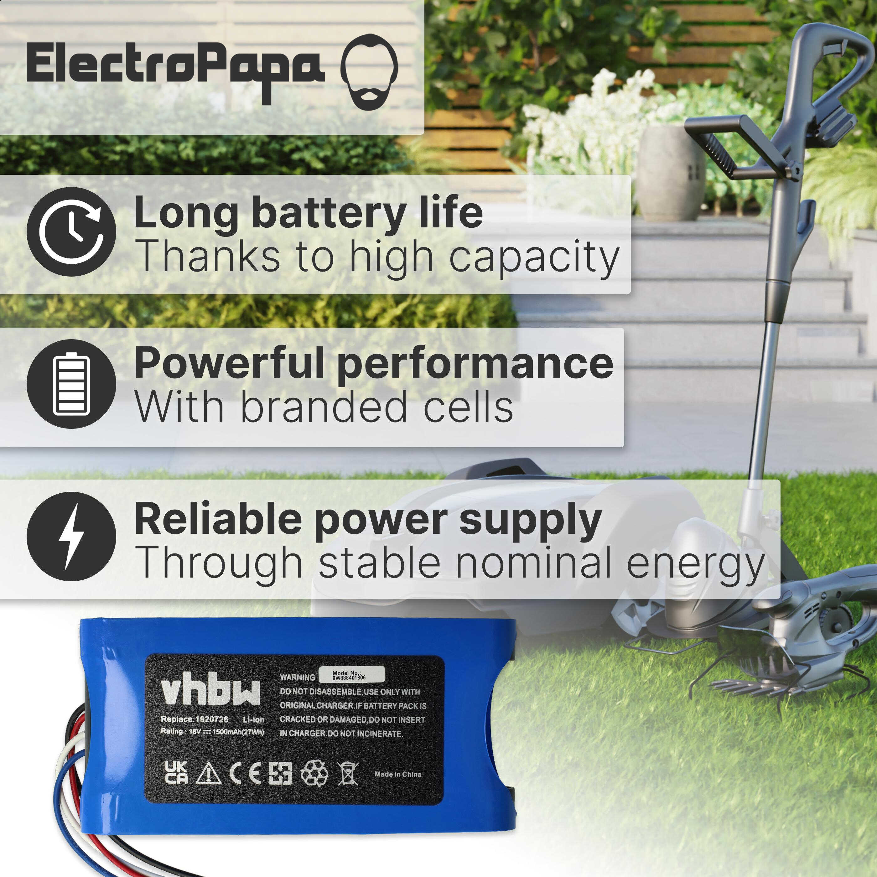 Robot Tagliaerba BOSCH Indego XS 300  Non Connect  Batteria Litio  Li 19 Cm 82876977