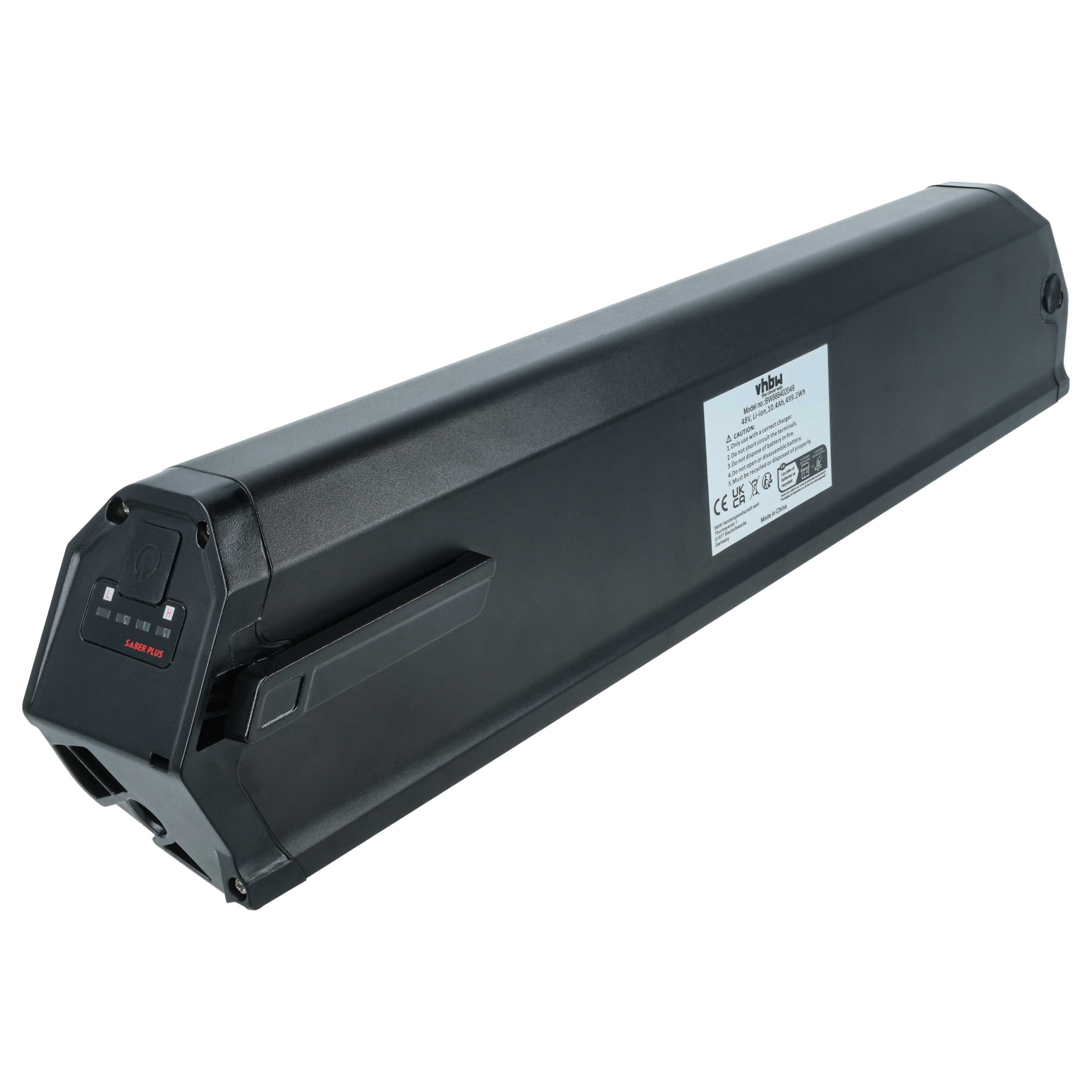 Batterie Vhbw 48V 10,4Ah Pour VAE NCM Aspen, Milano, Moscow - Avec Chargeur - Neuf
