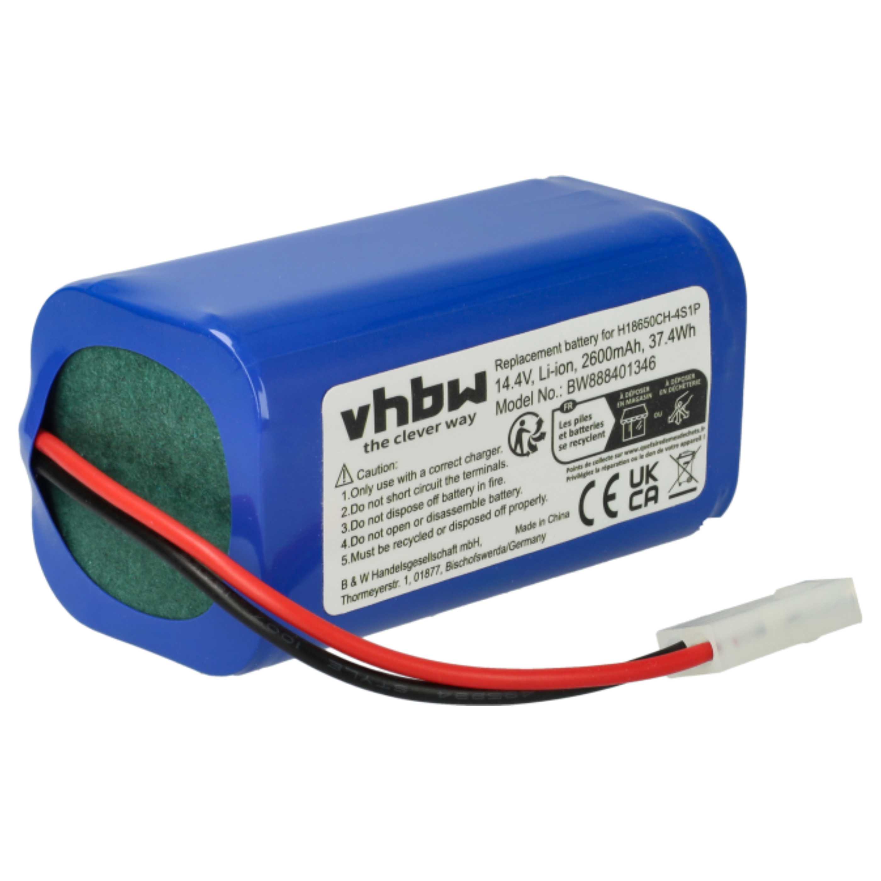 Batteria CellePhone 2600mAh Per Bissell SpinWave Wet - 14.8V 2.6Ah - Sostitutiva