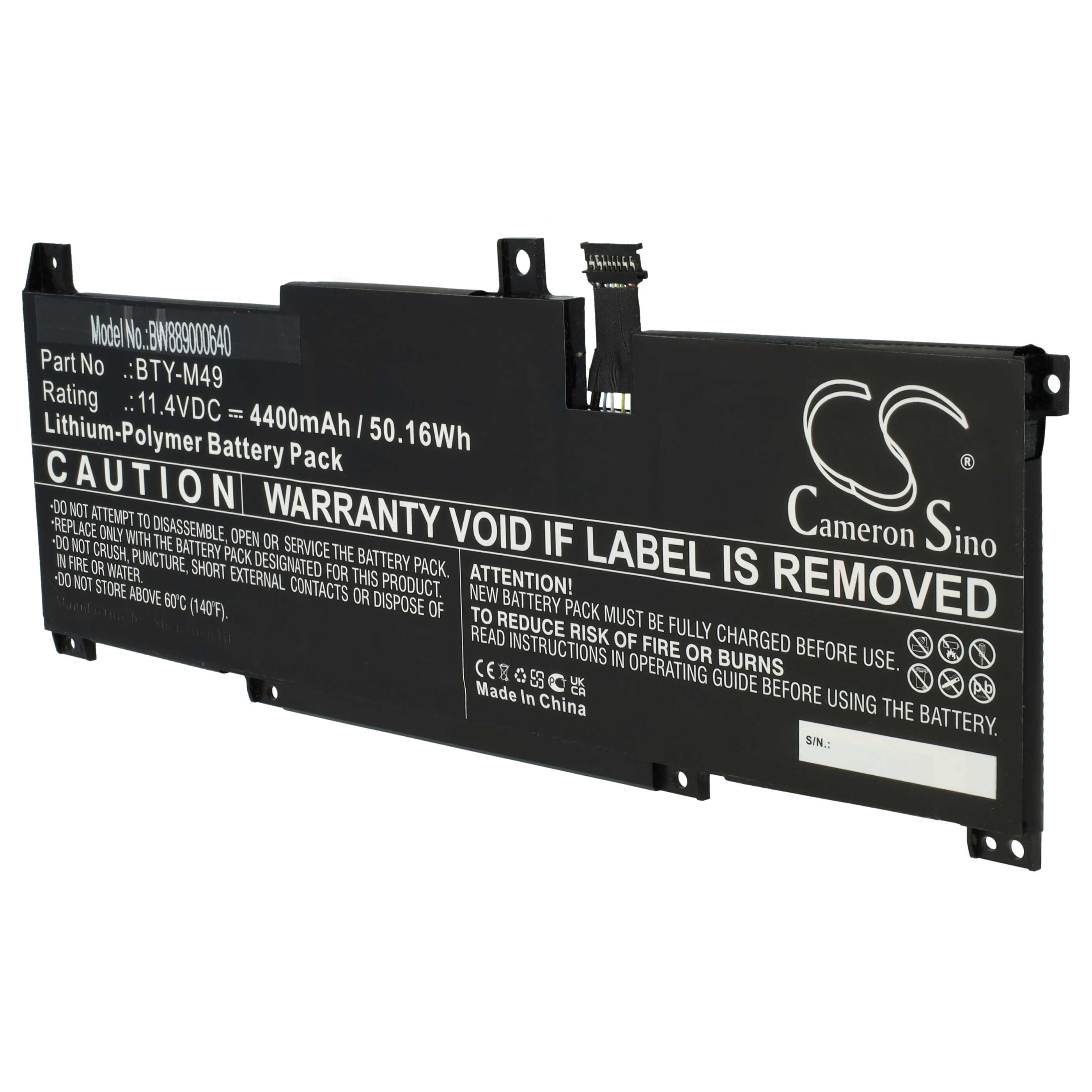 Battery for MSI Prestige 14 A11SCX-205 A11SCXT (MS-14C4) Evo A11M