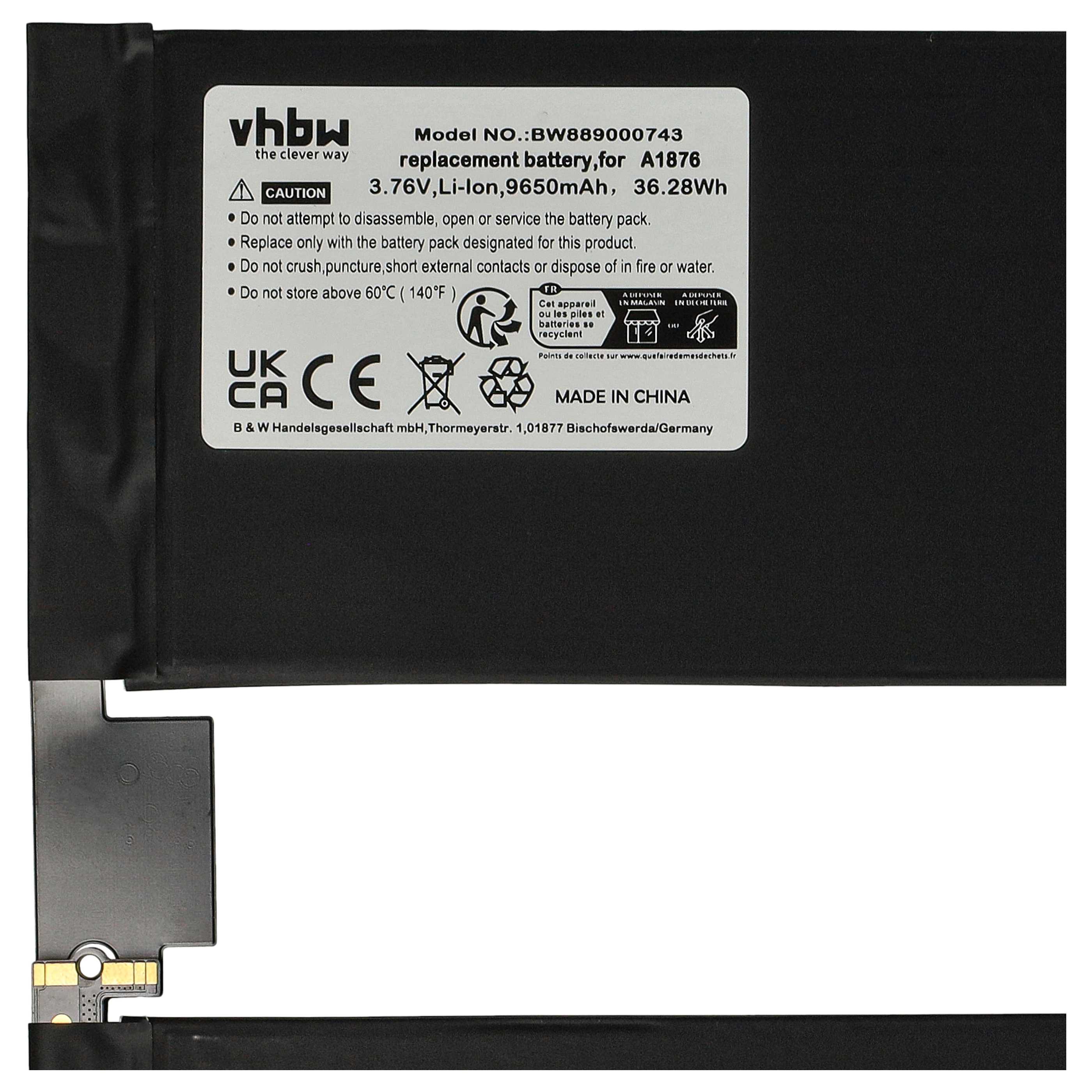 Battery for Apple iPad Pro 12.9 4 A2069 A2232 A2229 A2233 3.76V