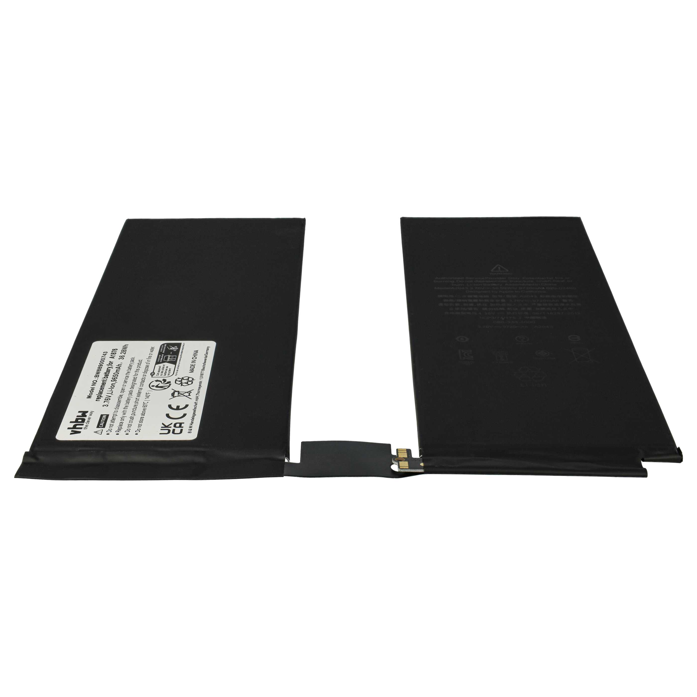Battery for Apple iPad Pro 12.9 4 A2069 A2232 A2229 A2233 3.76V