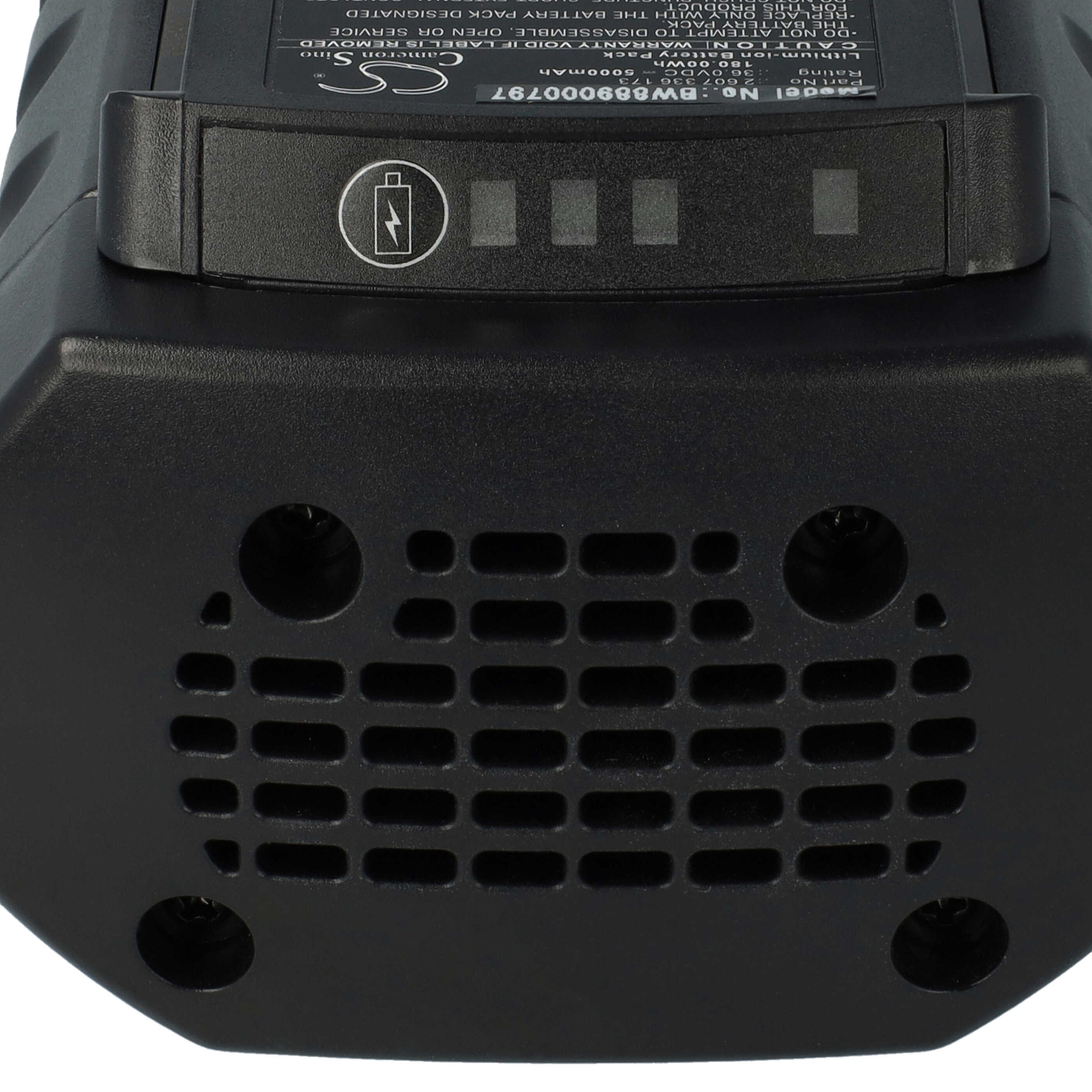Batteria 36V 5000mAh Per Attrezzi Bosch GHE 60 R, GFR 42, GFR 25, GBH 36 V-LI - Ricambio Ad Alta Capacità