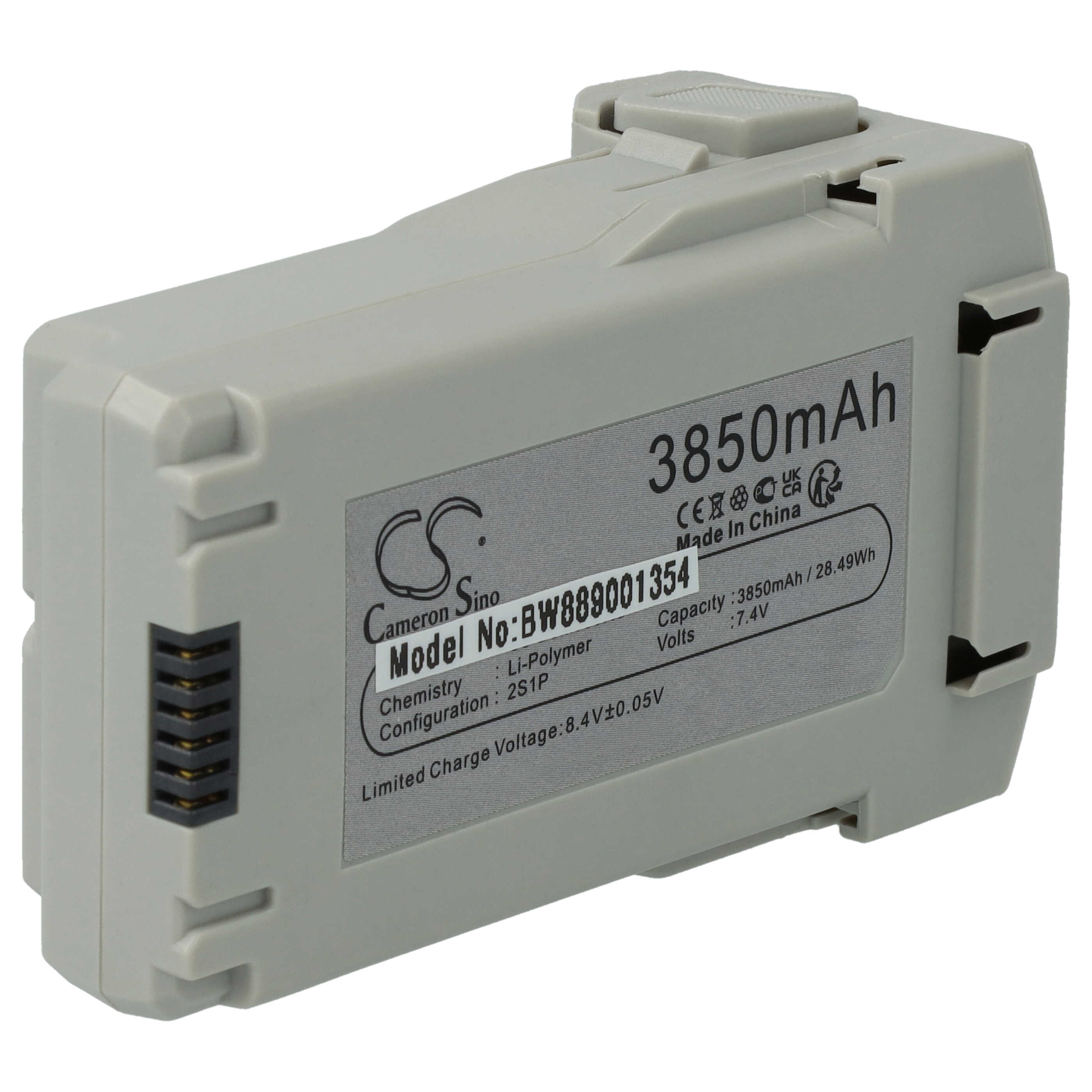 vhbw Batterie compatible avec DJI Mini 3, Mini 3 Pro drone (3850mAh, 7,4V,  Li-polymère)