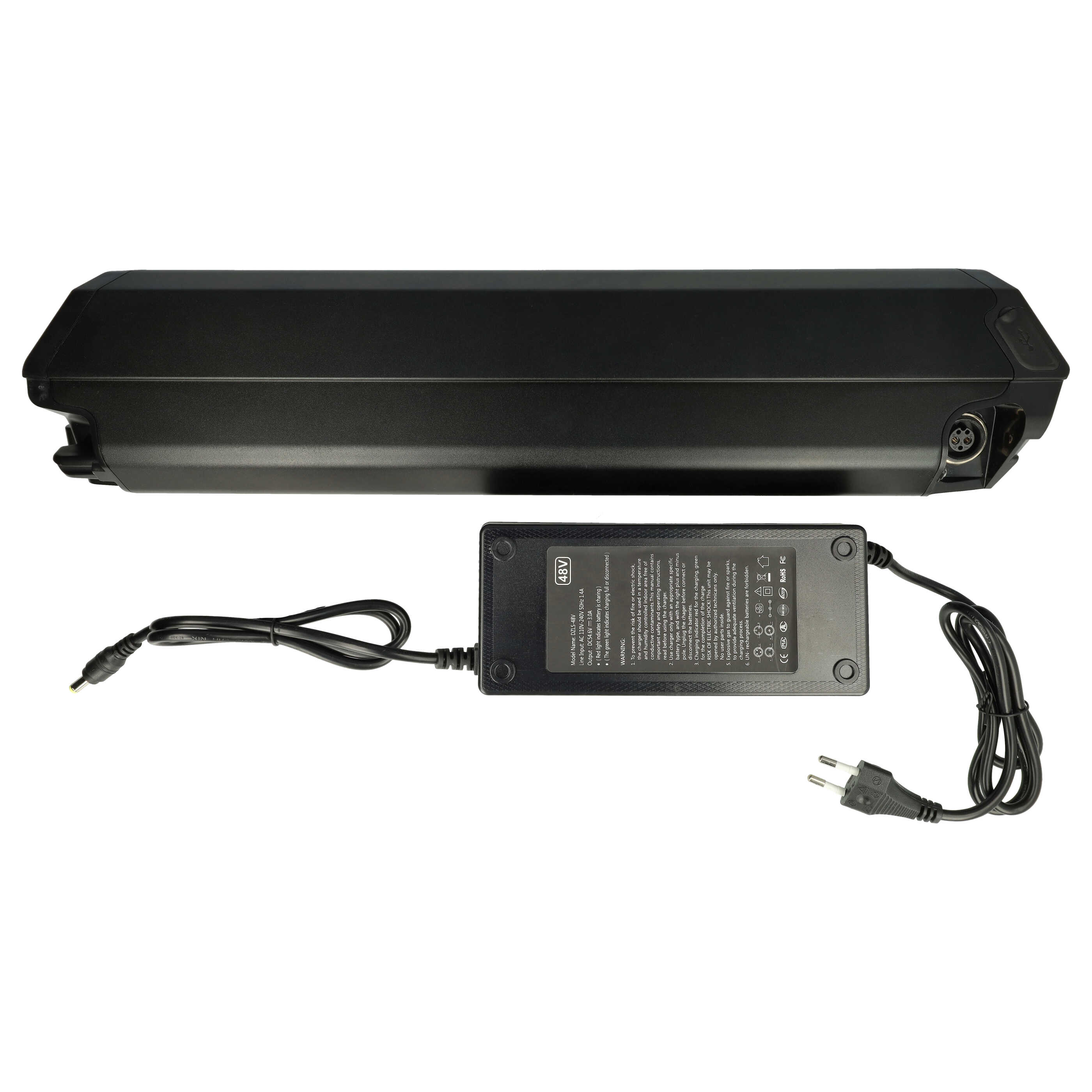 Batterie pour E-Bike LLobe, NCM, DeHawk, Fitifito - 14,5Ah 48V Li-ion chargeur n