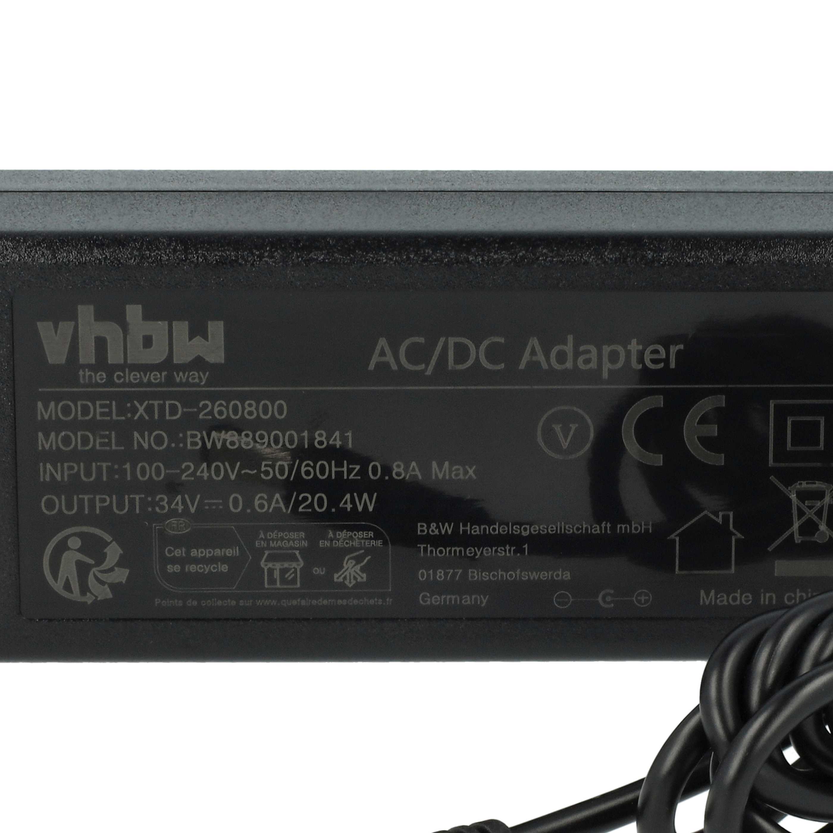 Alimentatore/caricabatterie 36V Per Aspirapolvere Proscenic P10 Pro E P11 – Adattatore Con Indicatore Di Carica