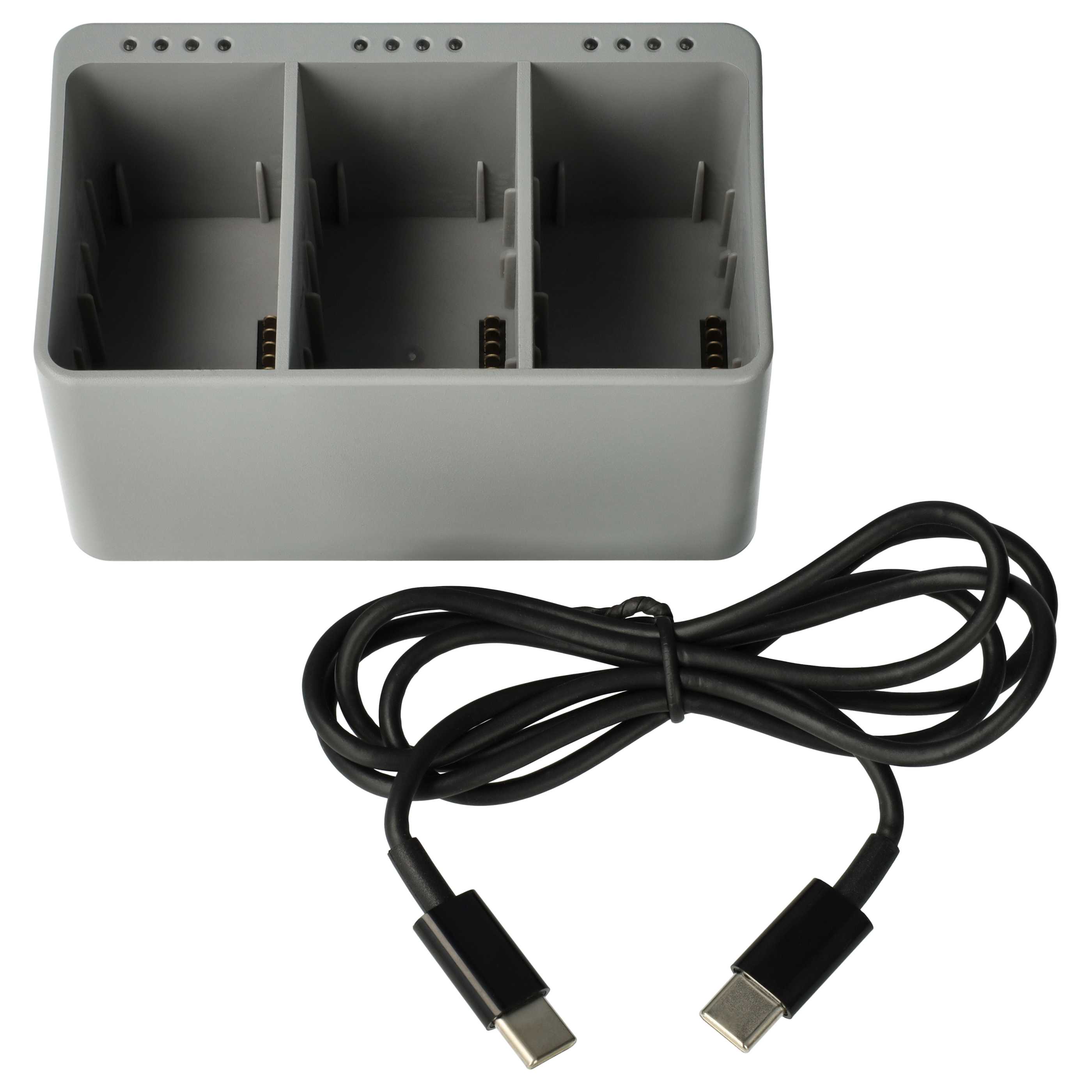 Caricabatterie Intelligente Con Display Per DJI Mini 3 Pro – Carica 4 Batterie, Manager Con Schermo, Doppio Cavo USB Incluso (USB-A A USB-C E USB-C A USB-C) - 6