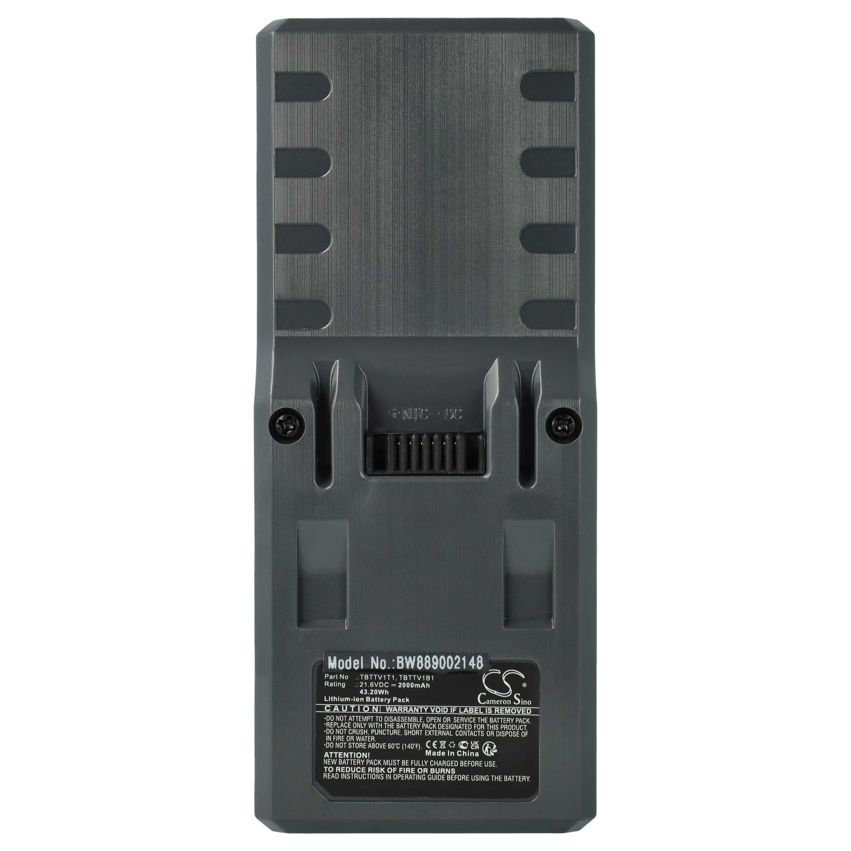 Batteria Per Aspirapolvere Portatile Hoover FD22RP 011 - 21,6V, 2000mAh, Agli Ioni Di Litio, Compatibile Al 100%