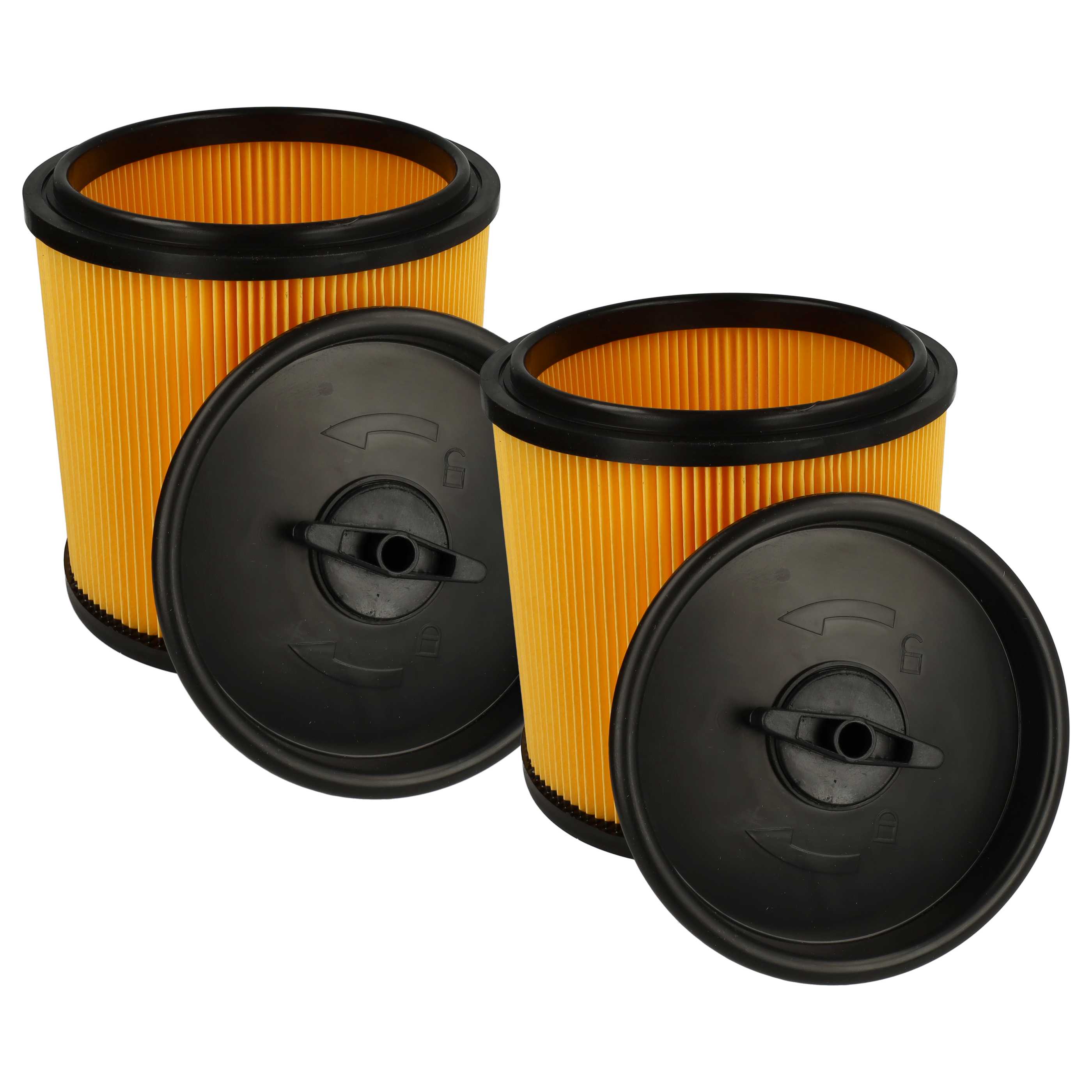 Lot De 2 Filtres Pour Aspirateur Caramba NTS CP-WDE 1511 P Inox - Marque Vhbw - Neufs