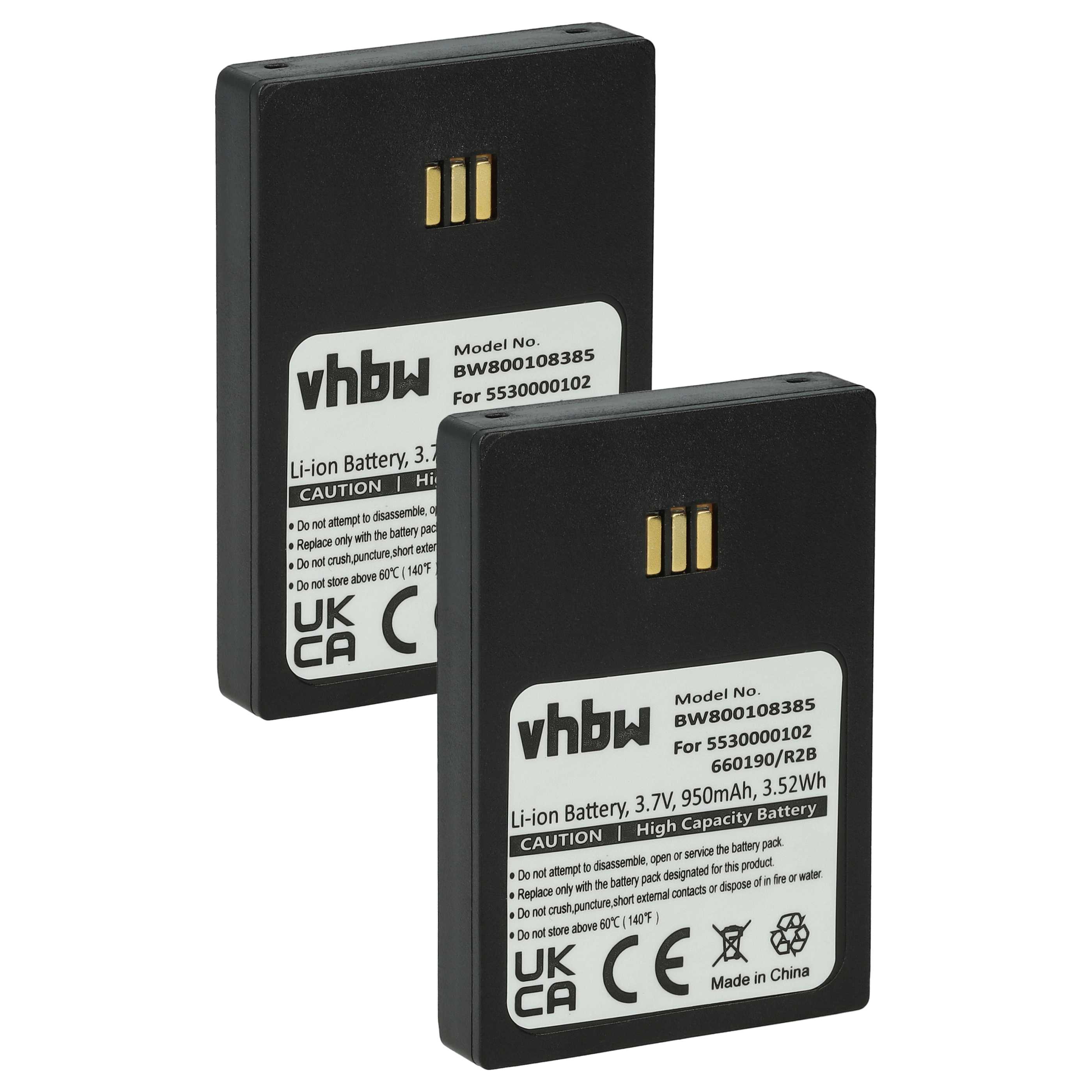 vhbw Battery Compatible with Siemens A50, C45, C45i, M50, MT50, Mobile Phone (900mAh, 3.7V, Li-Ion