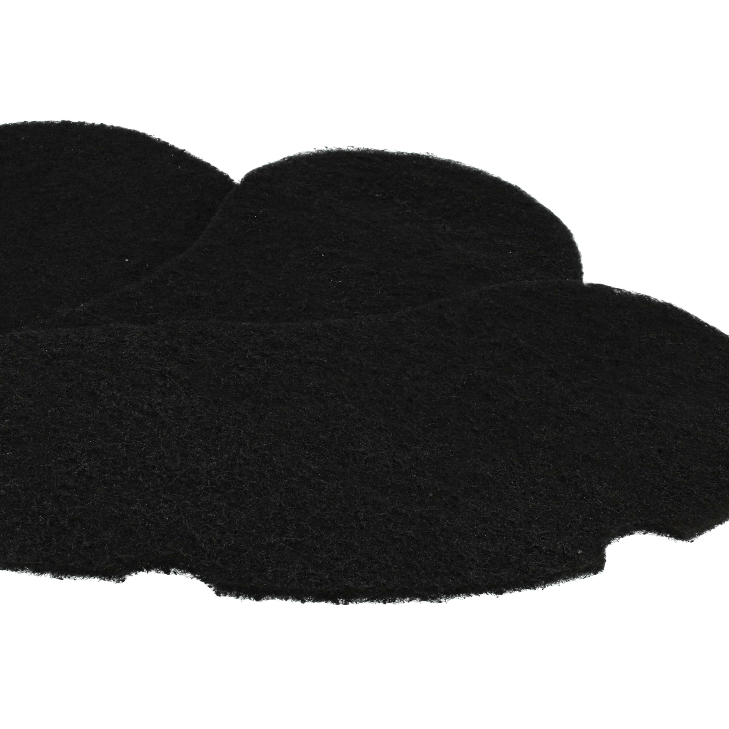 vhbw 3x Activated Carbon Filter Compatible with Seb Simply Invents FF 1