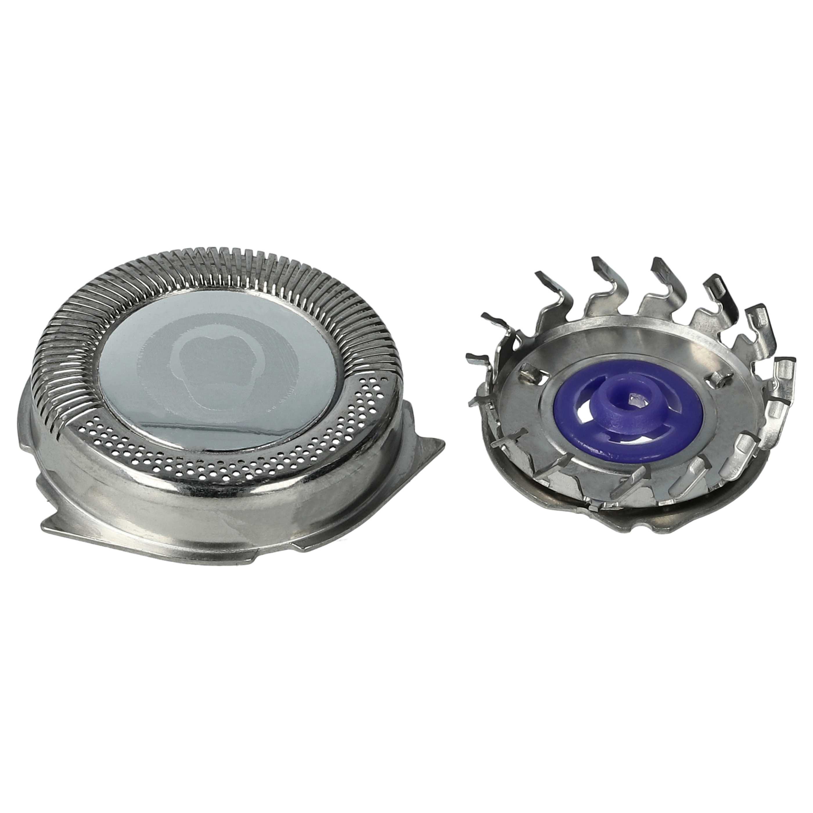 Lot De 3 Têtes De Rasoir Pour Philips HQ6405/HQ6415/etc. - Compatible, En Acier Inox - Neuf