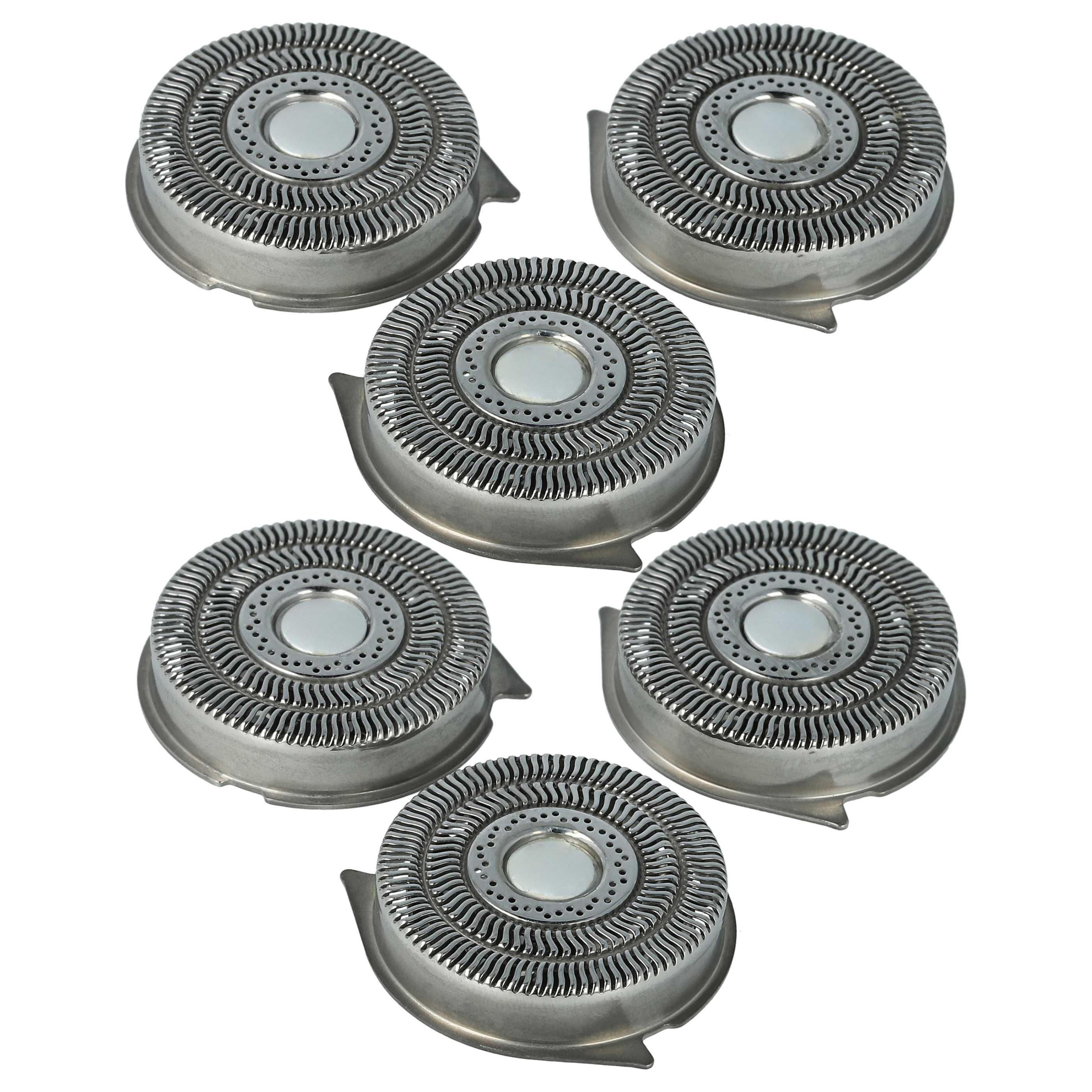 6 Têtes De Rasoir Pour Philips HQ9170/HQ9190/PT920/HQ9199 - Acier Inox - Neuf Sous Emballage