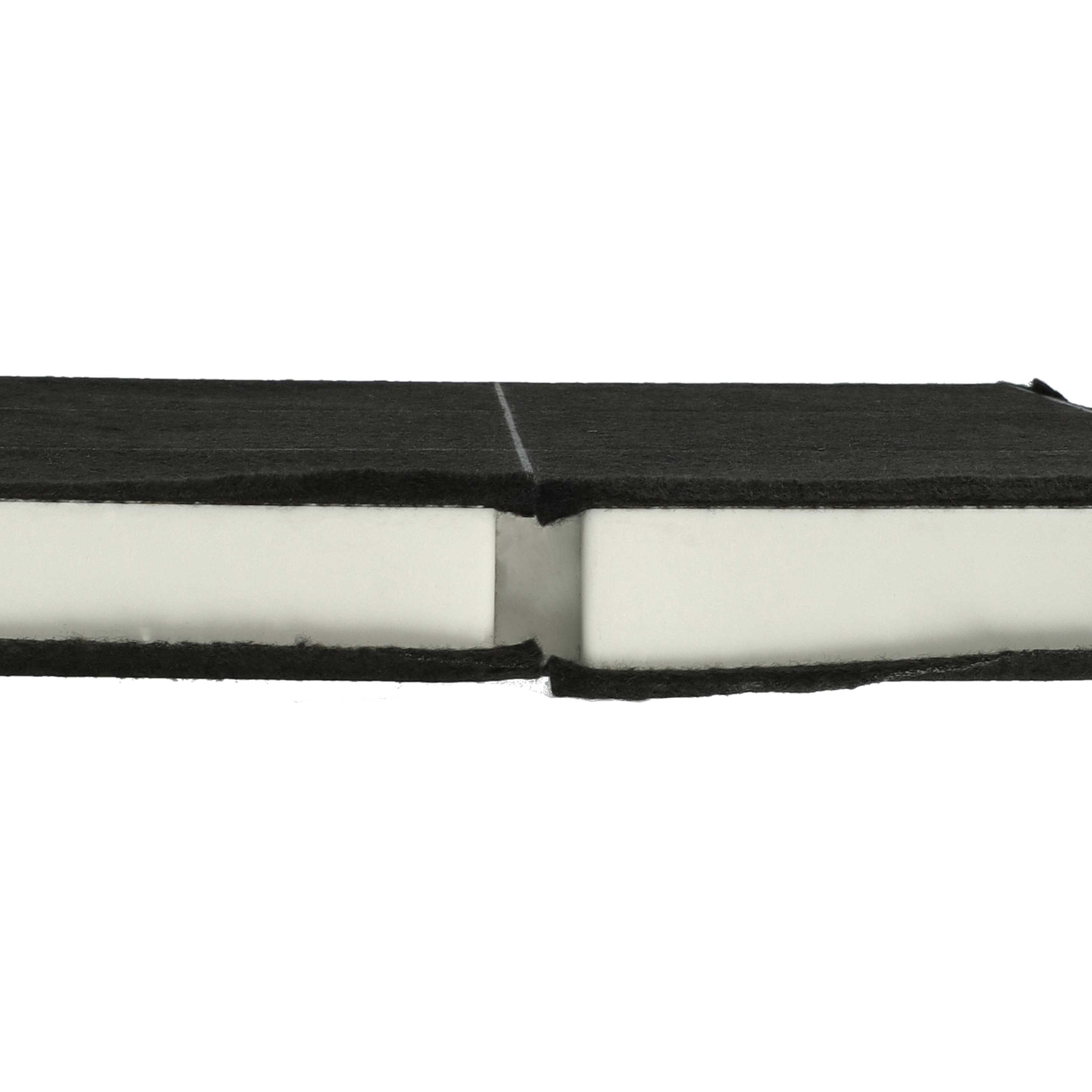 Aktivkohlefilter 255x225x23mm Für Bosch & Siemens Dunstabzugshauben