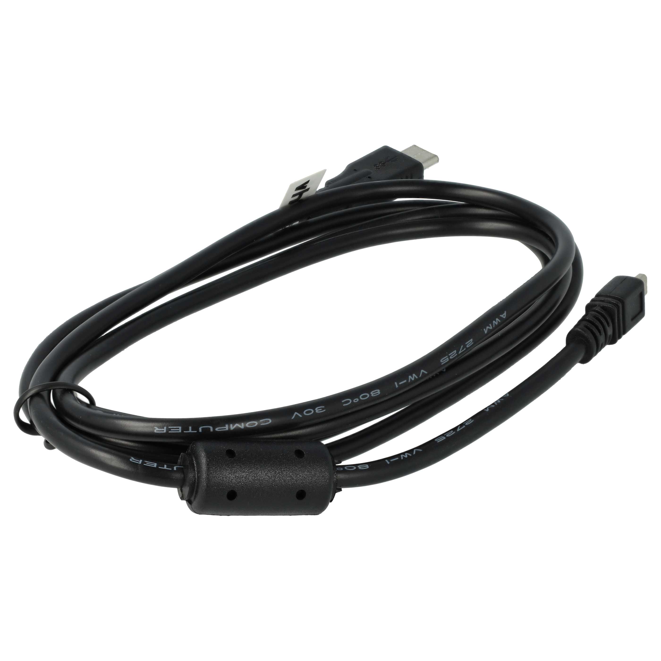 Caricabatterie USB-C + cavo USB-C per fotocamera Praktica, Jenoptik, Konica Minolta, Fujitsu