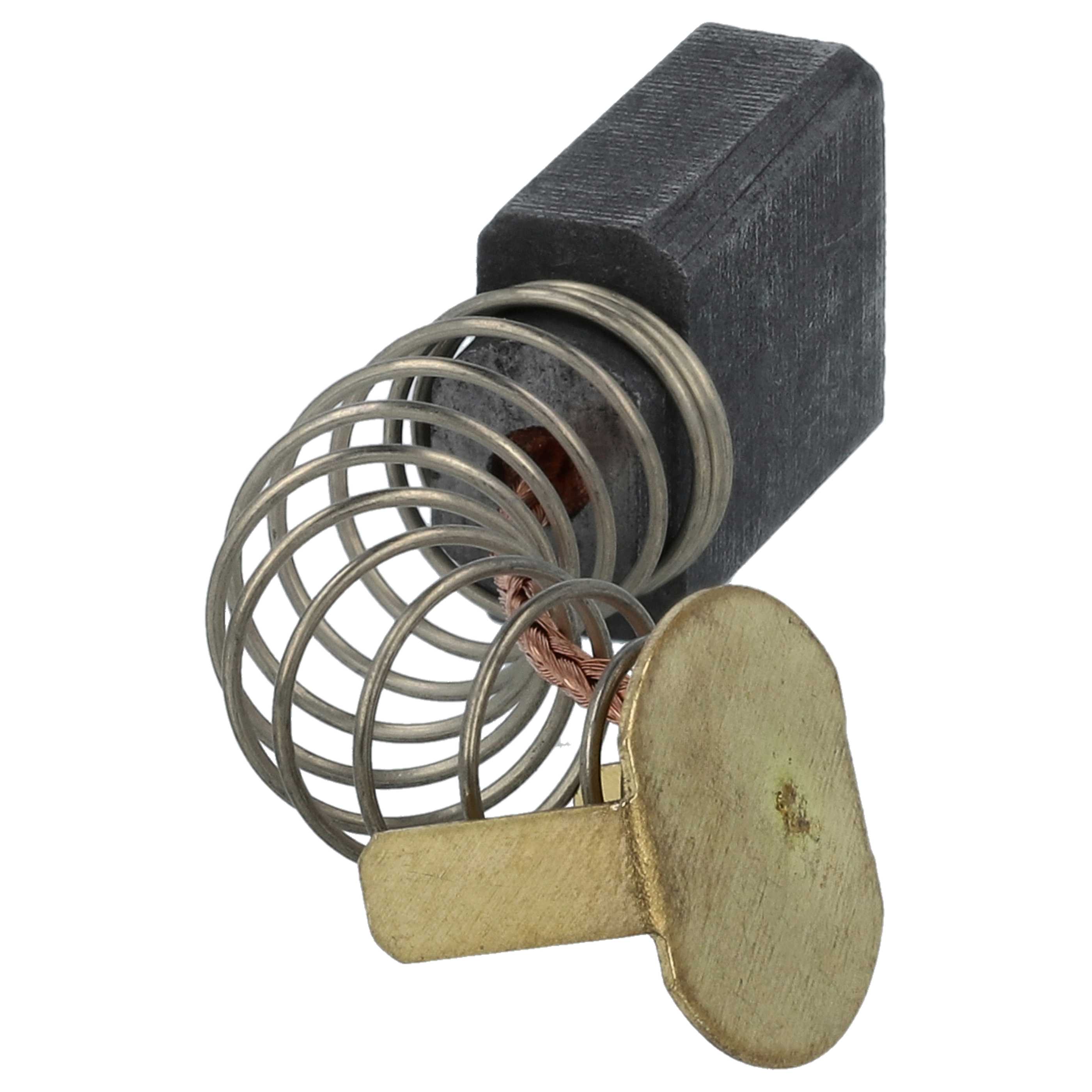 Balais Charbon Pour Outil électrique Fein – Dimensions 6,4 X 12,5 X 18 Mm – Lot De 2 – Compatible Références 1 617 014 136 Etc.
